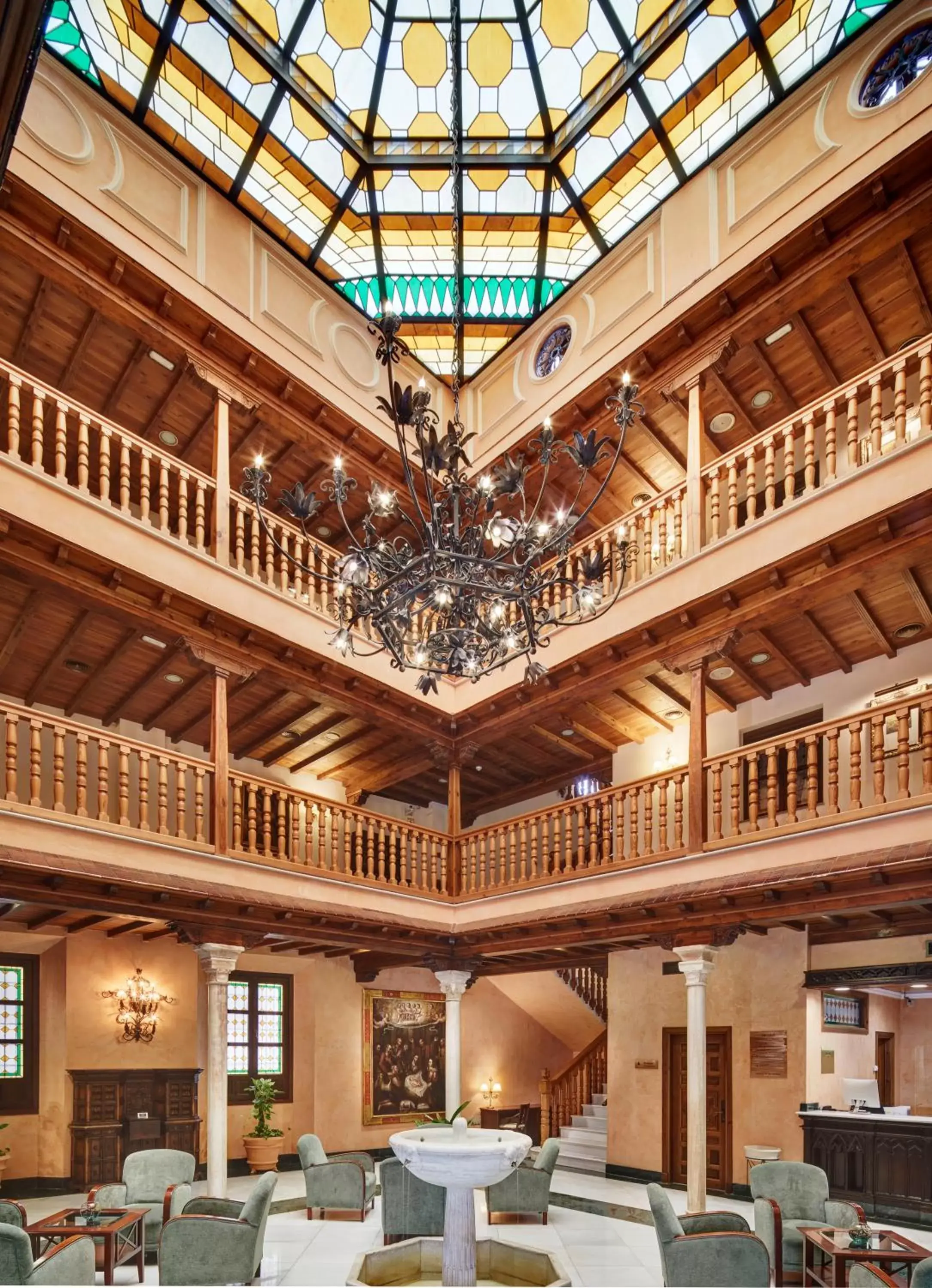 Lobby or reception in Sercotel Palacio de los Gamboa