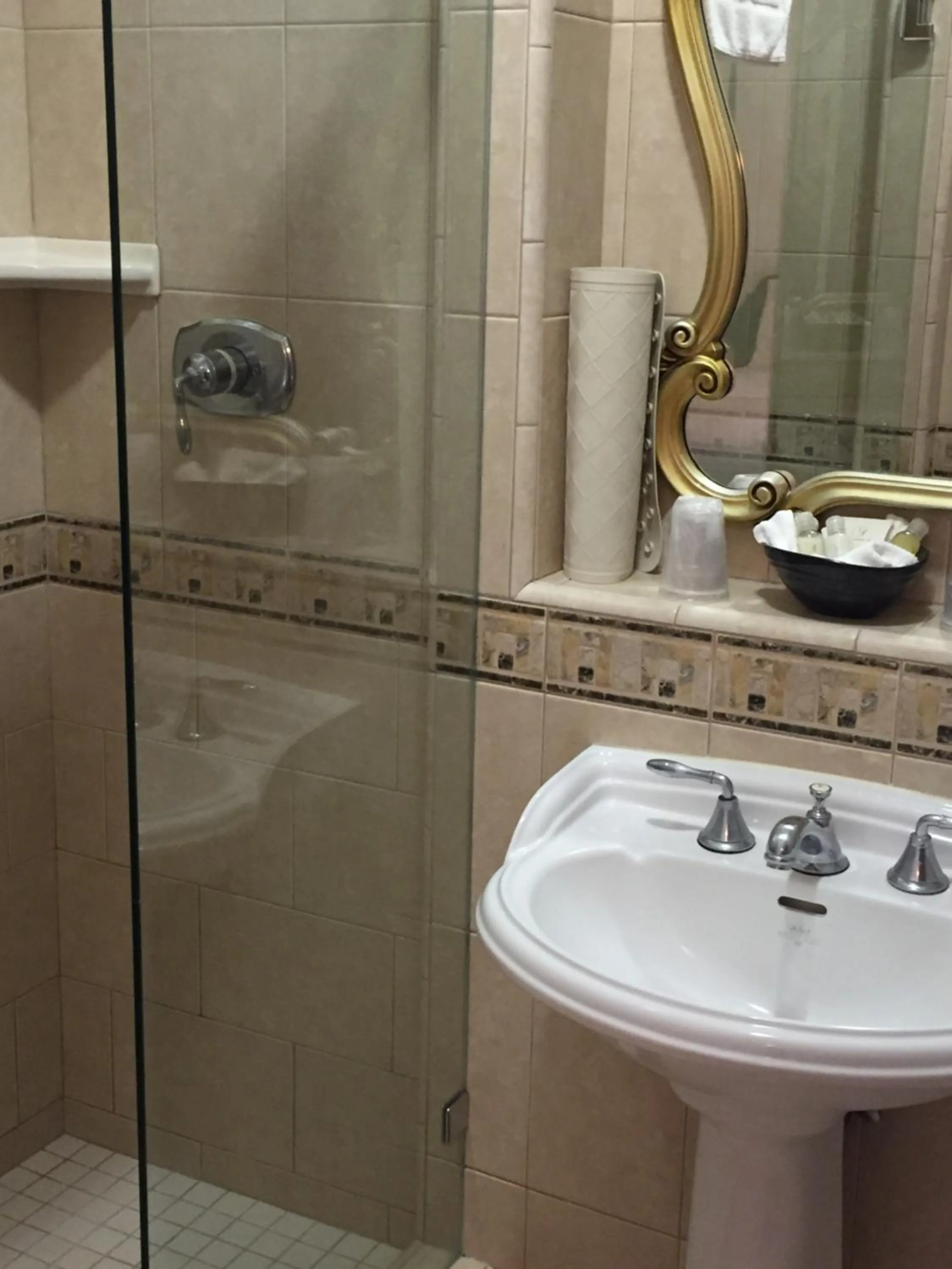 Shower in The Eagle Inn