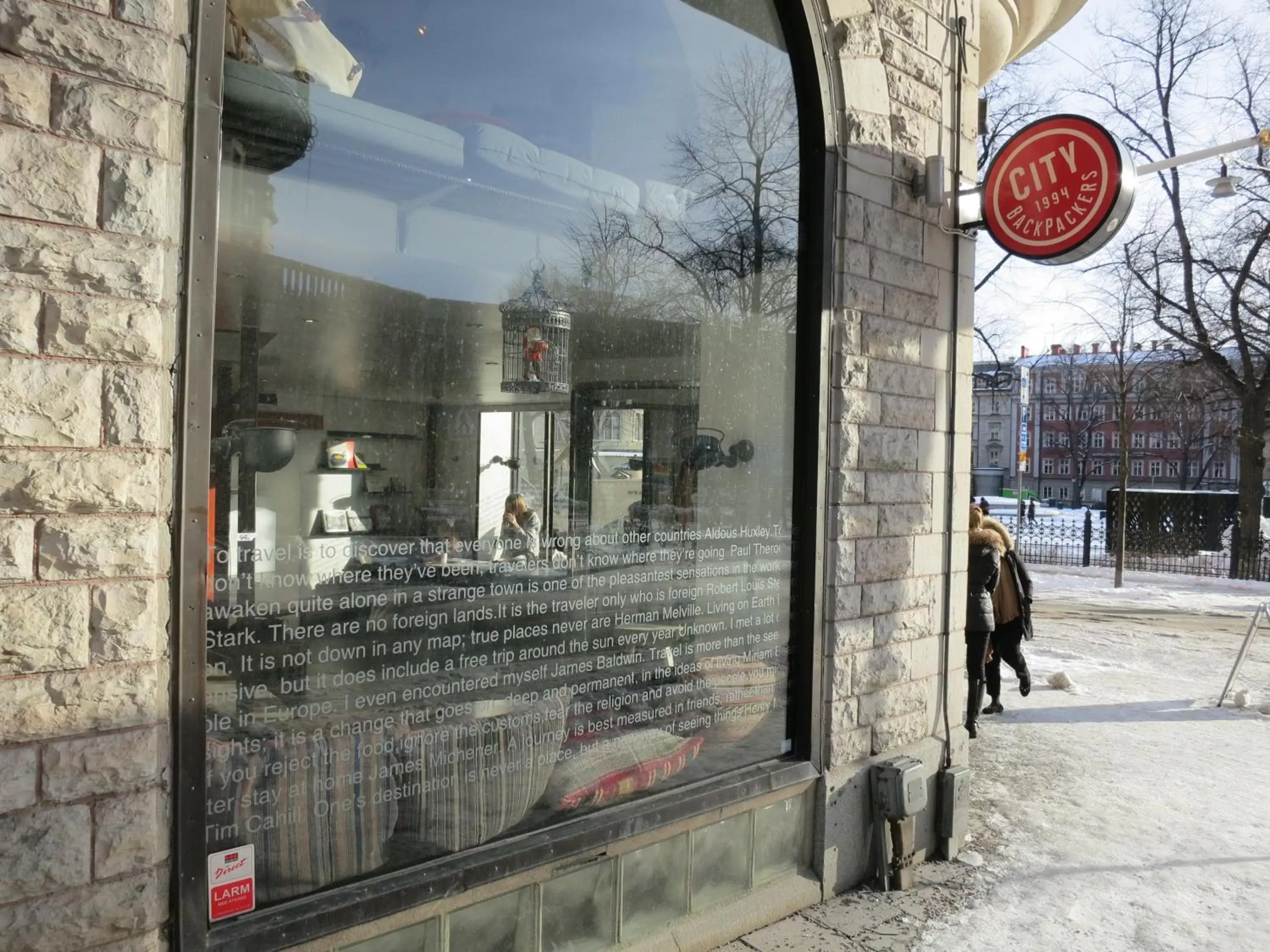 Facade/entrance in City Backpackers Hostel