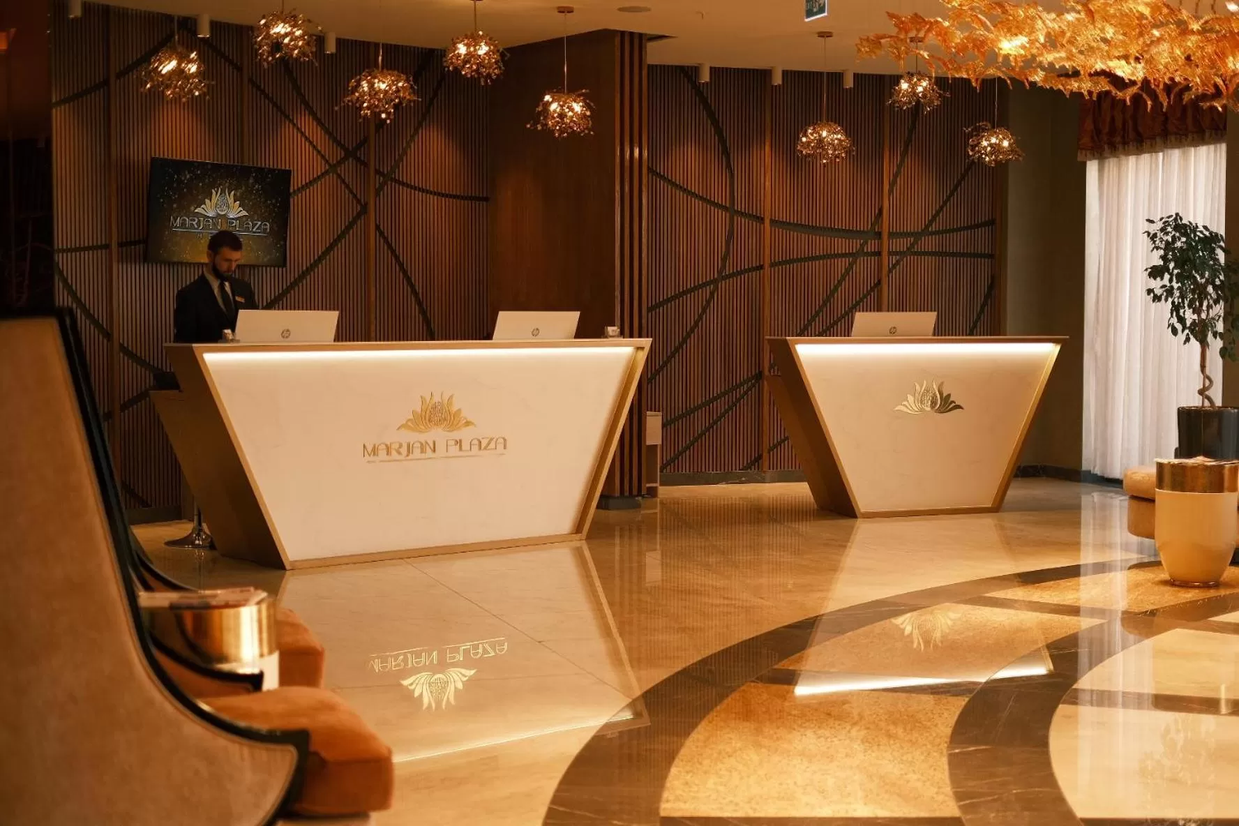 Lobby or reception in Marjan Plaza Hotel