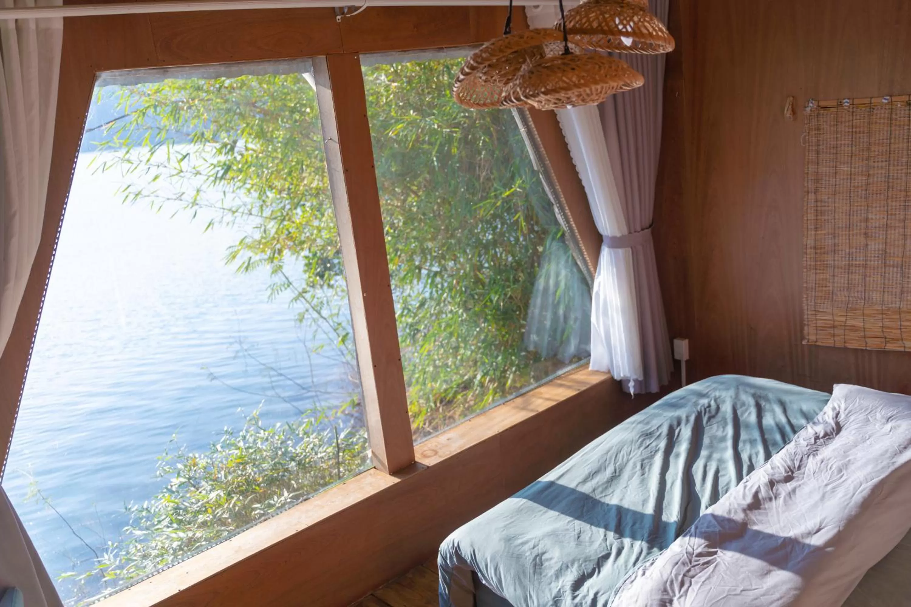 Lake view, Bed in The Lake House Dalat