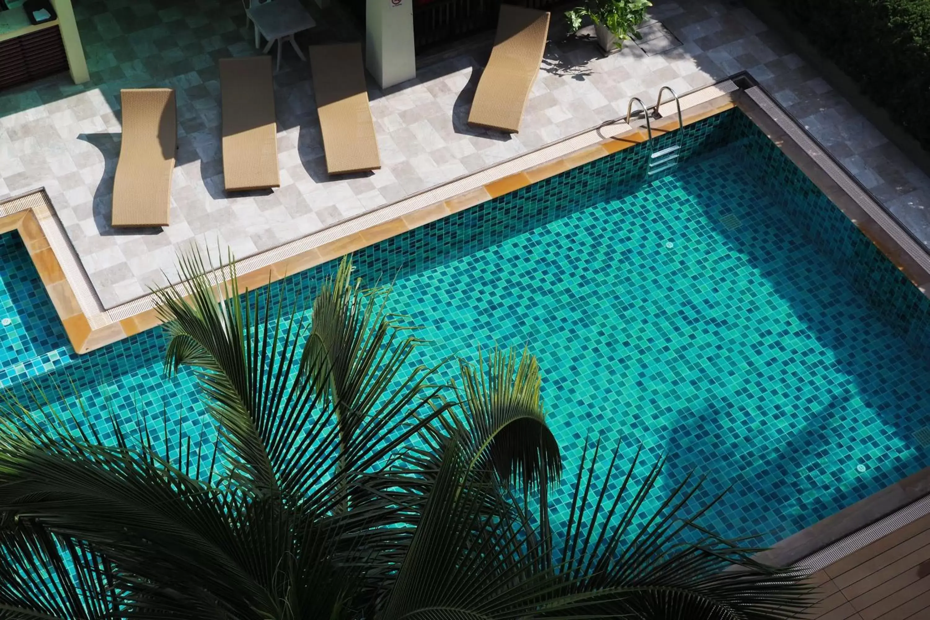 Pool view in Sakorn Residence and Hotel Pool view in Sakorn Residence and Hotel