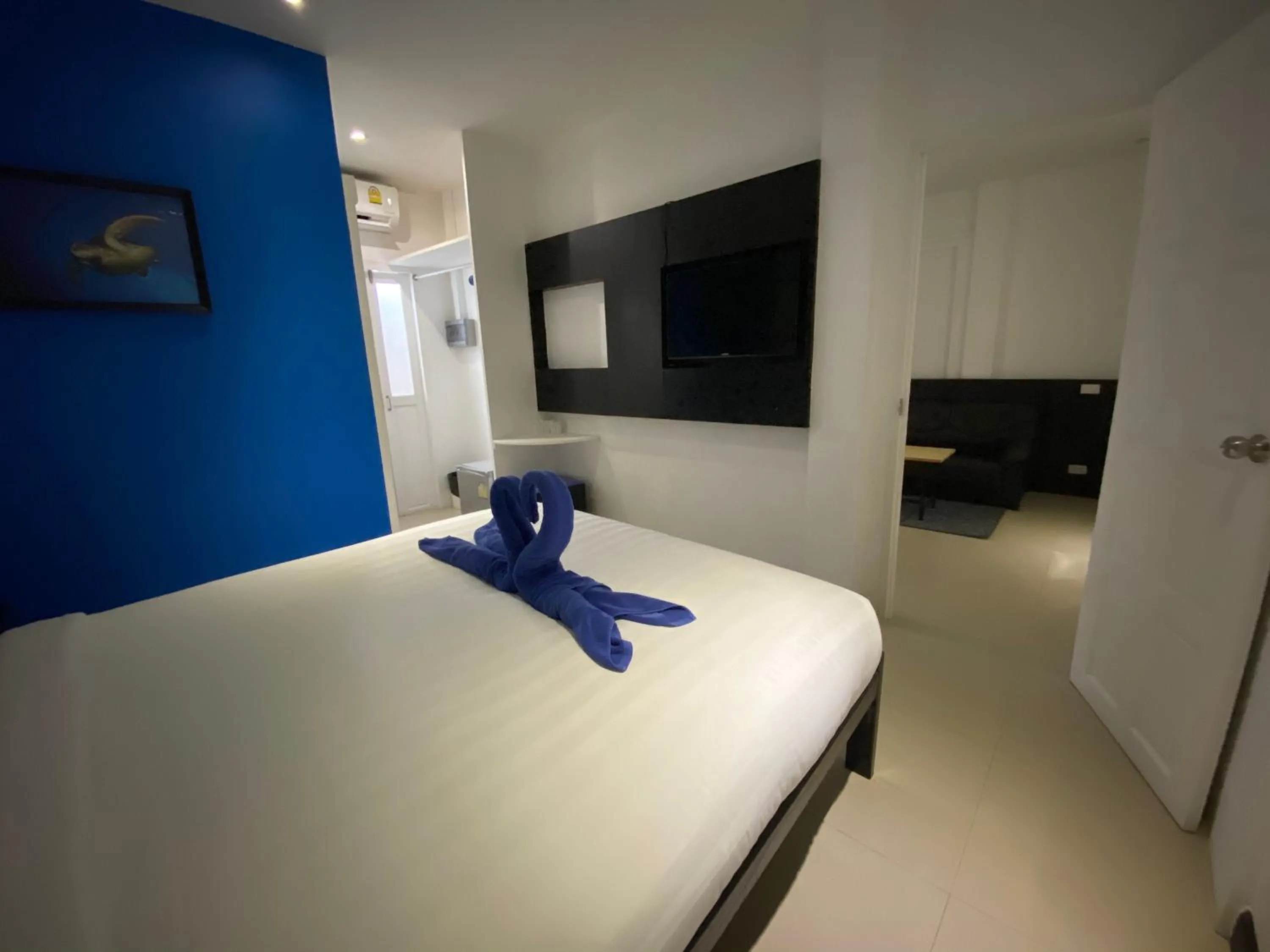 Living room, Bed in Colorize Boutique Hotel