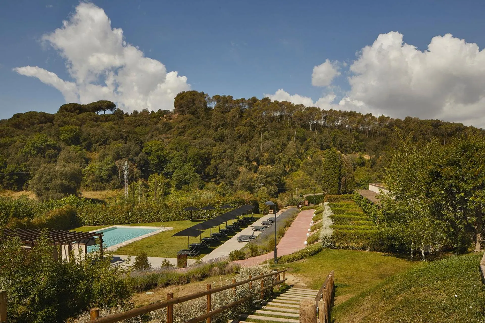 Garden view in Mas Salagros EcoResort & SPA