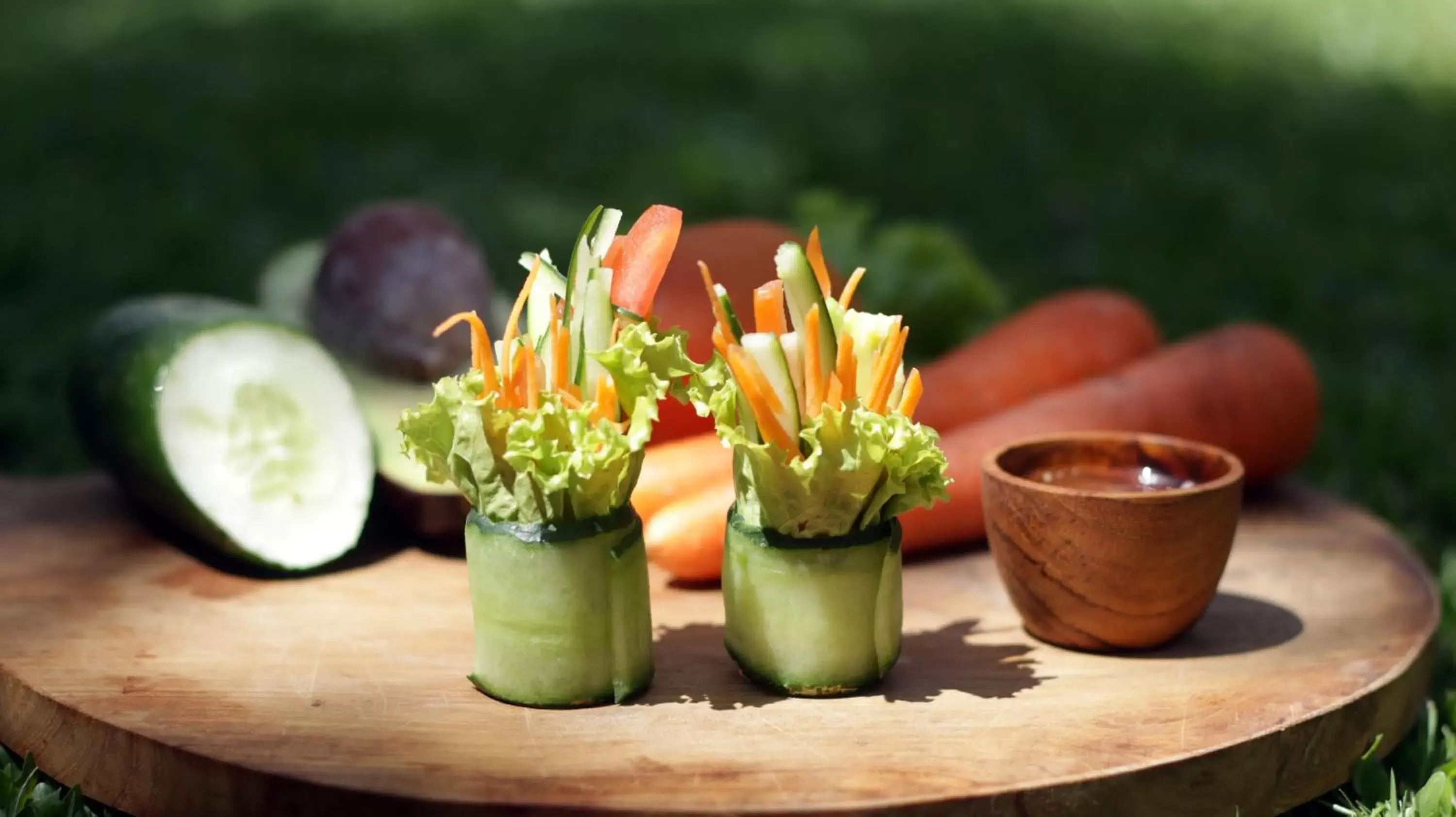 Food close-up in KajaNe Mua at Ubud Bali