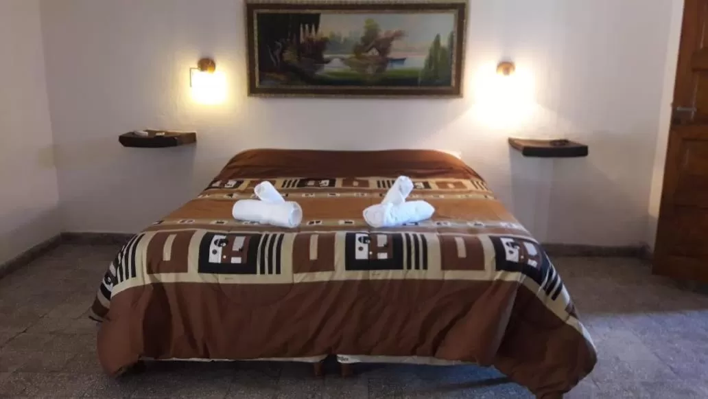 Bed in Hotel Hacienda Casa Blanca