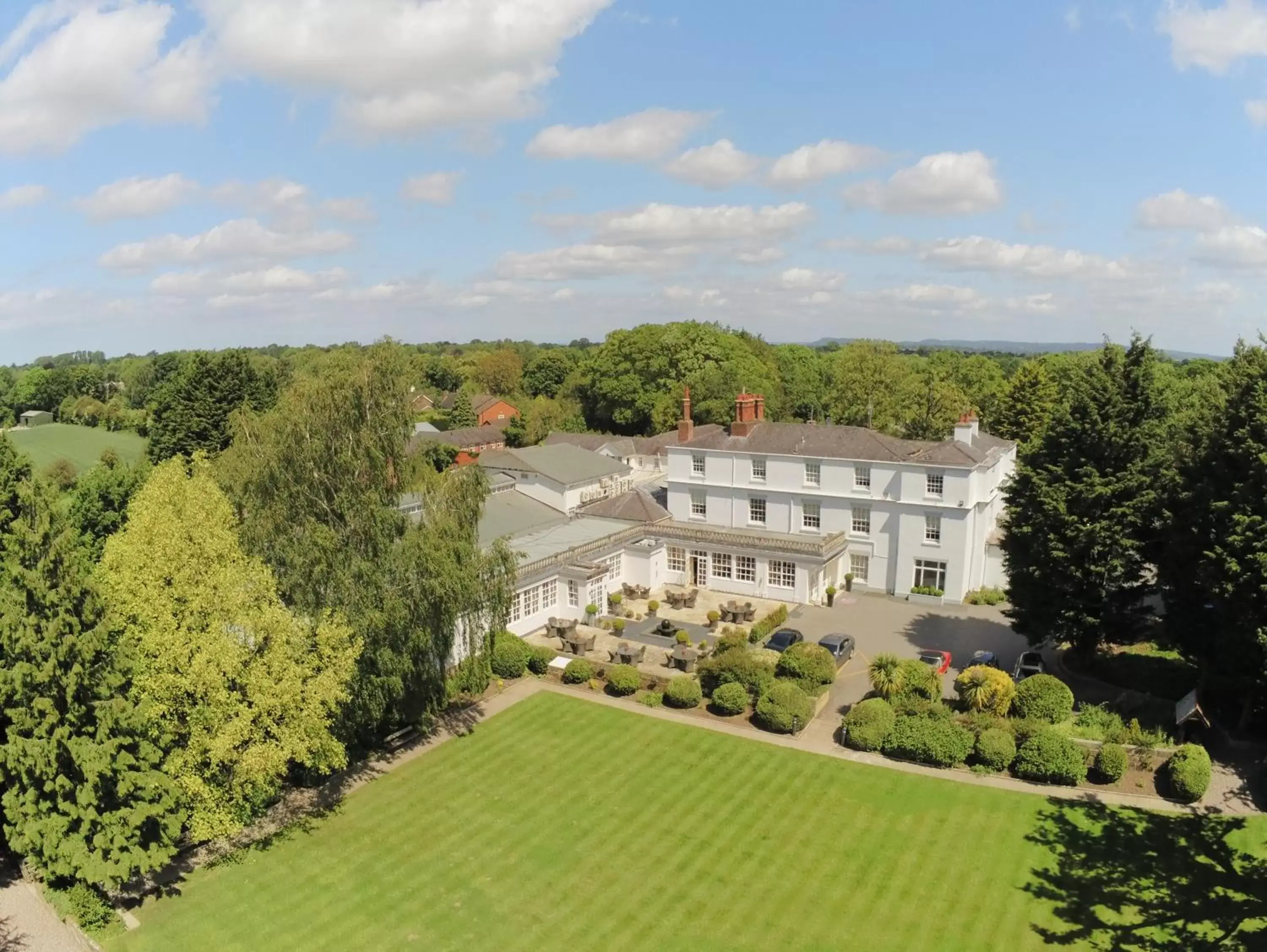 Property building, Bird's-eye View in Rowton Hall Hotel and Spa