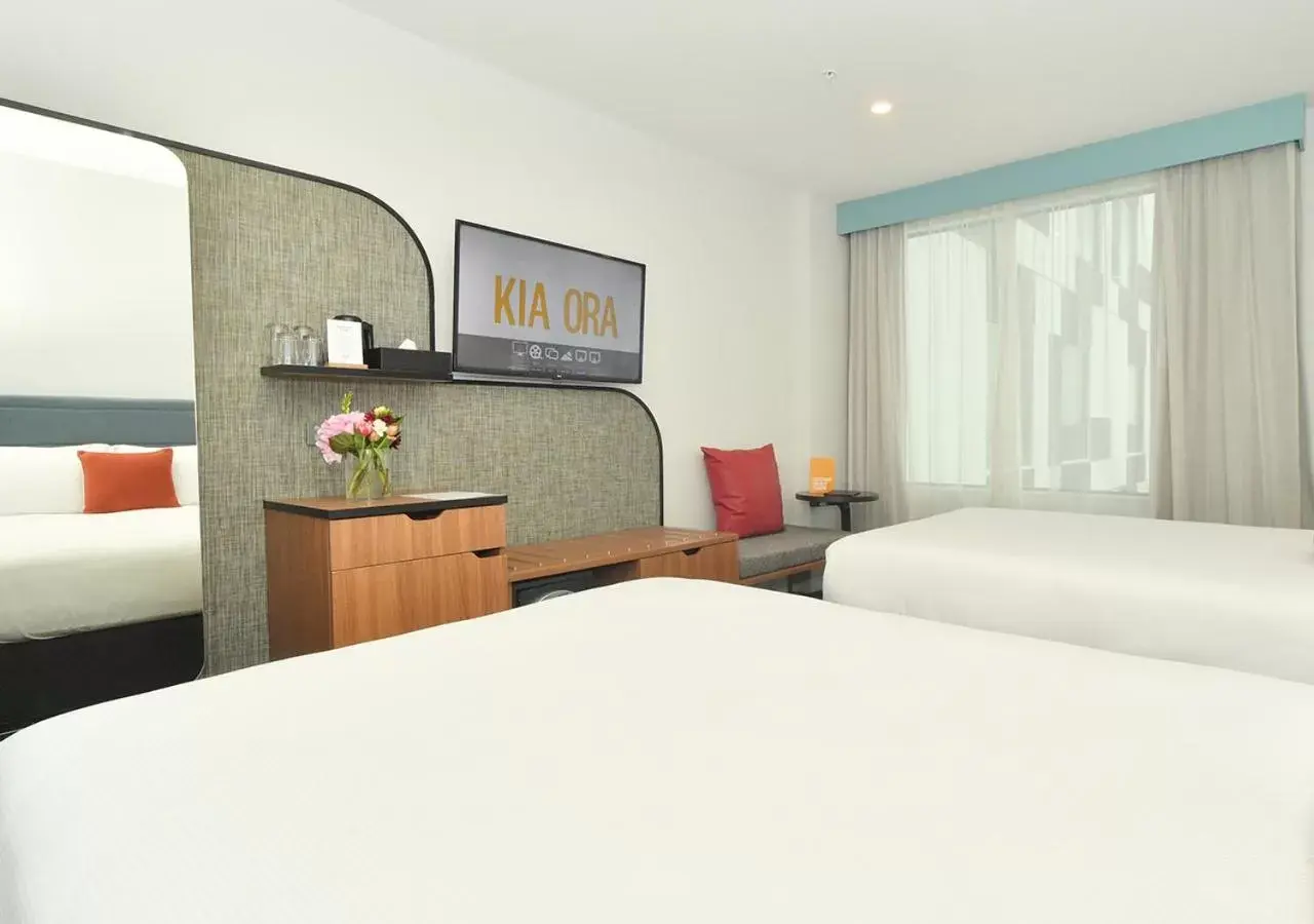 Bed in Sudima Auckland City