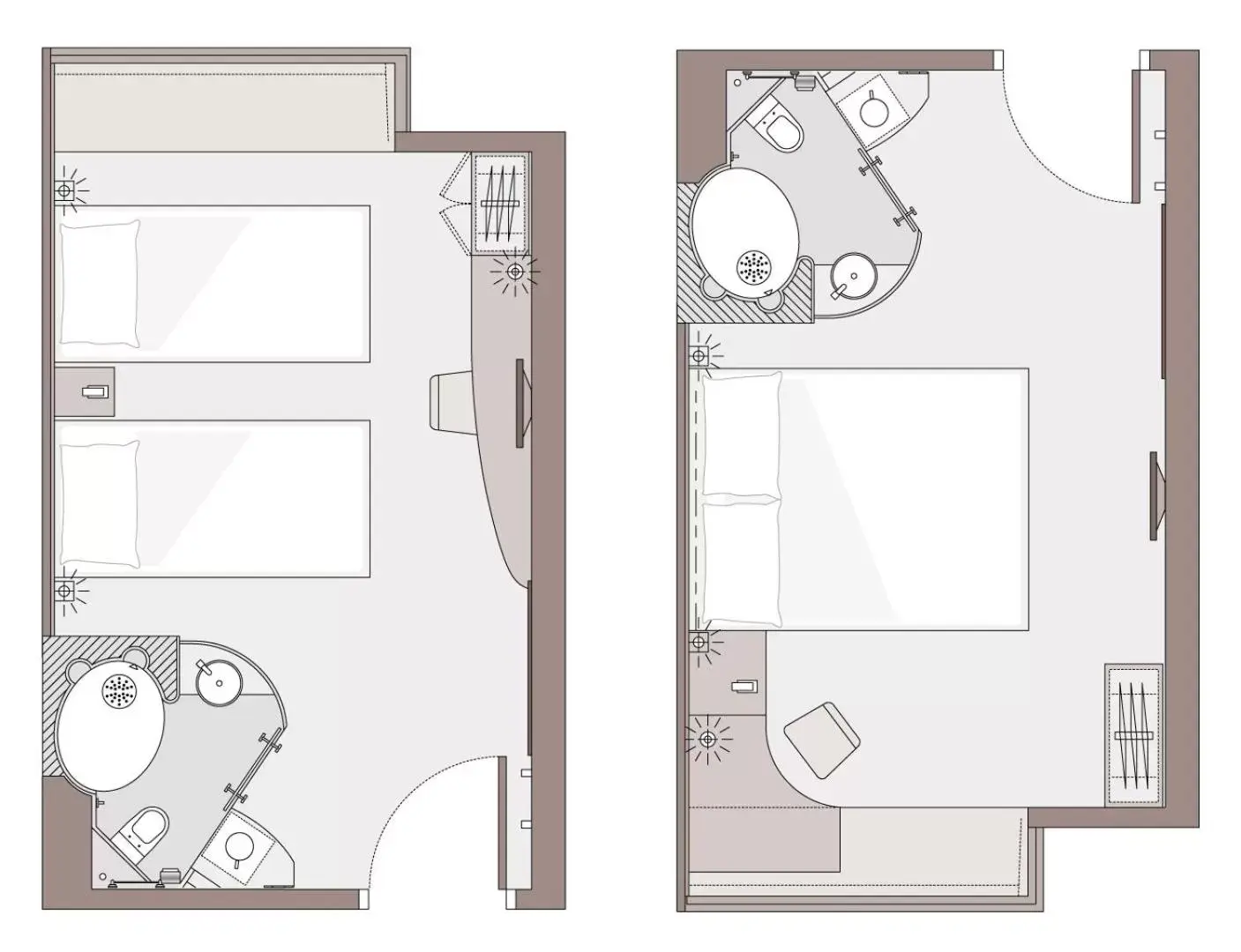 Floor Plan in Dorsett Mongkok, Hong Kong