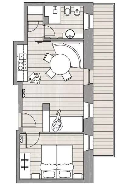 Floor Plan in Hotel Vallechiara