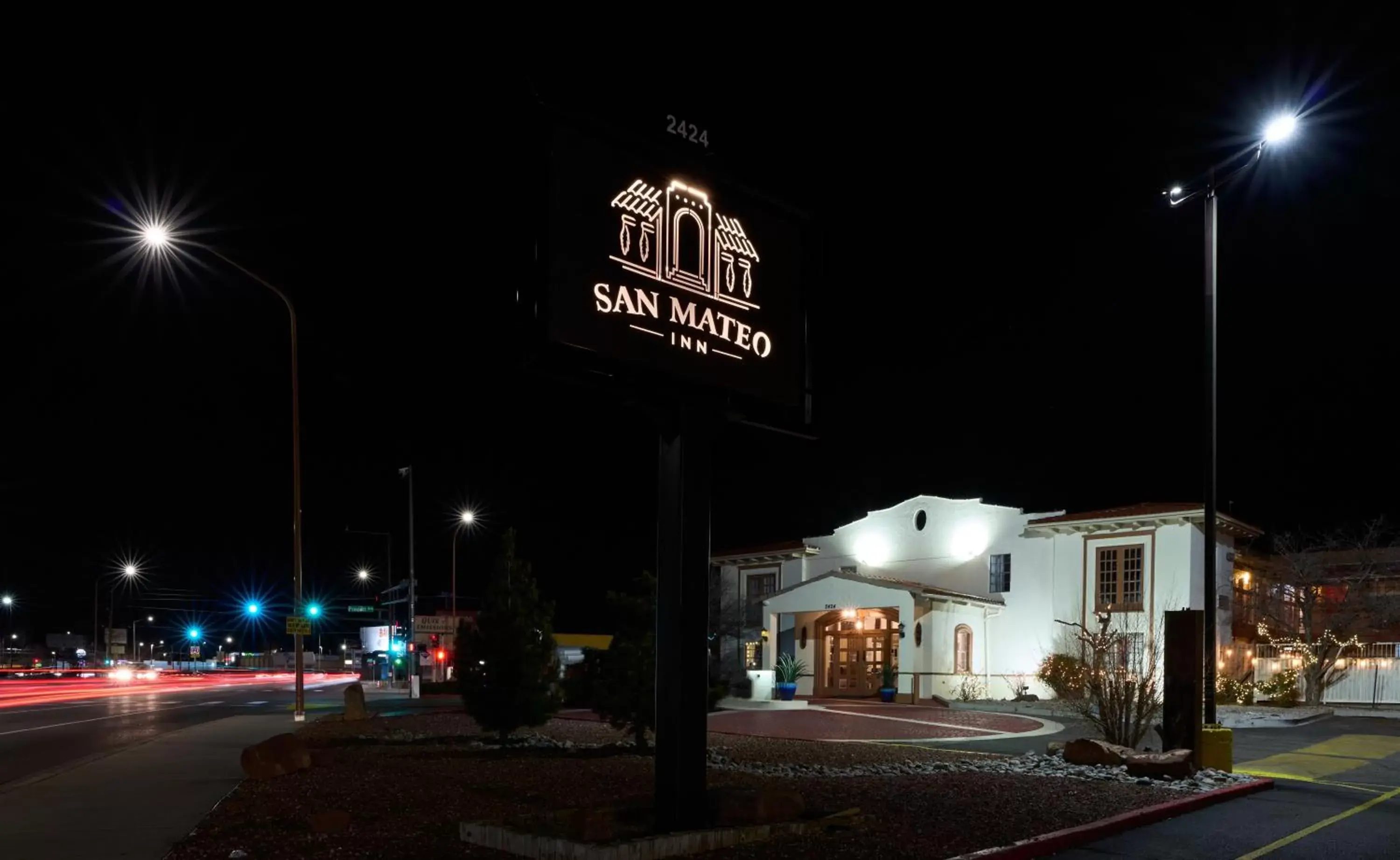 Property logo or sign, Property Building in San Mateo Inn