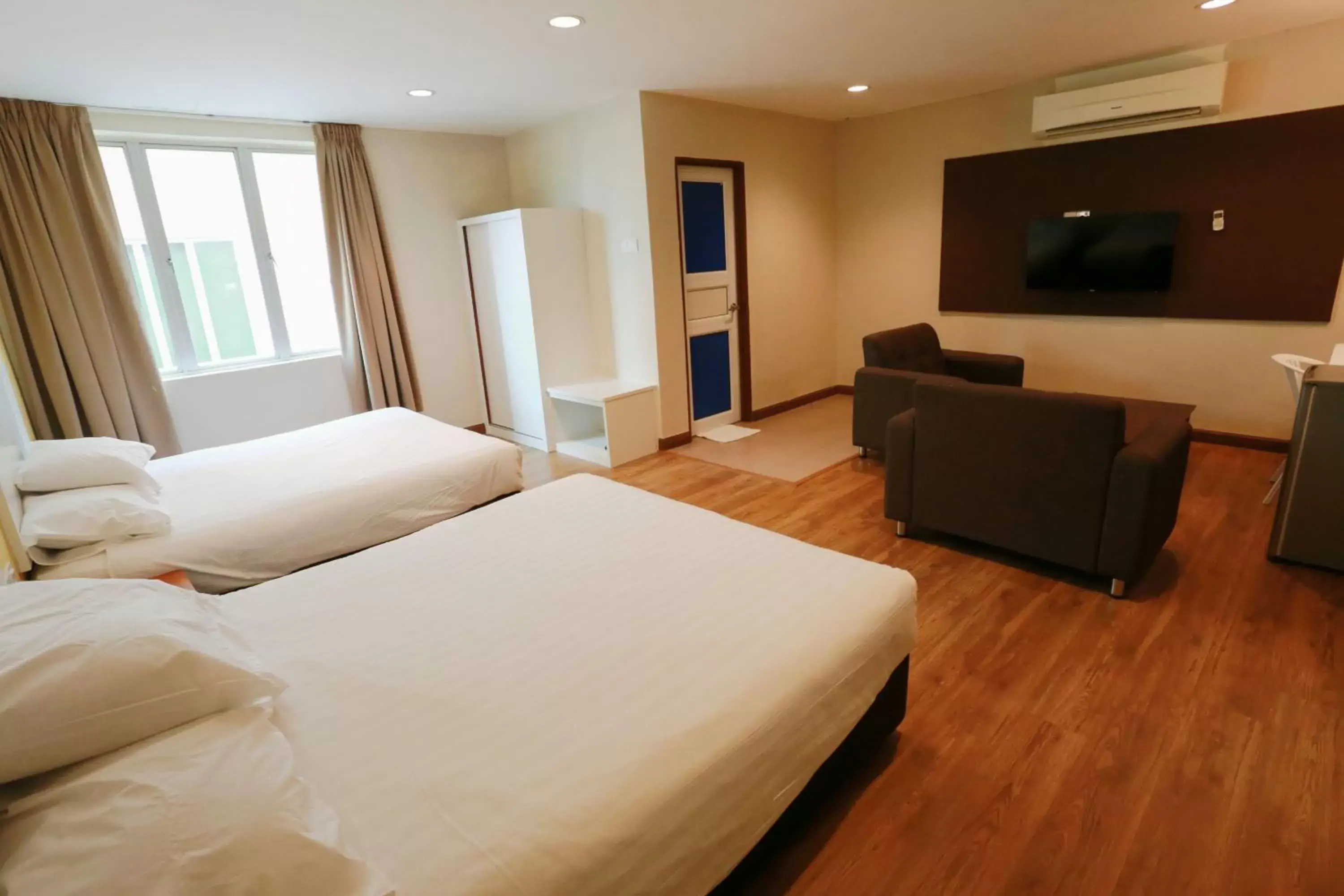 View (from property/room), Bed in My Hotel Bukit Mertajam View (from property/room), Bed in My Hotel Bukit Mertajam