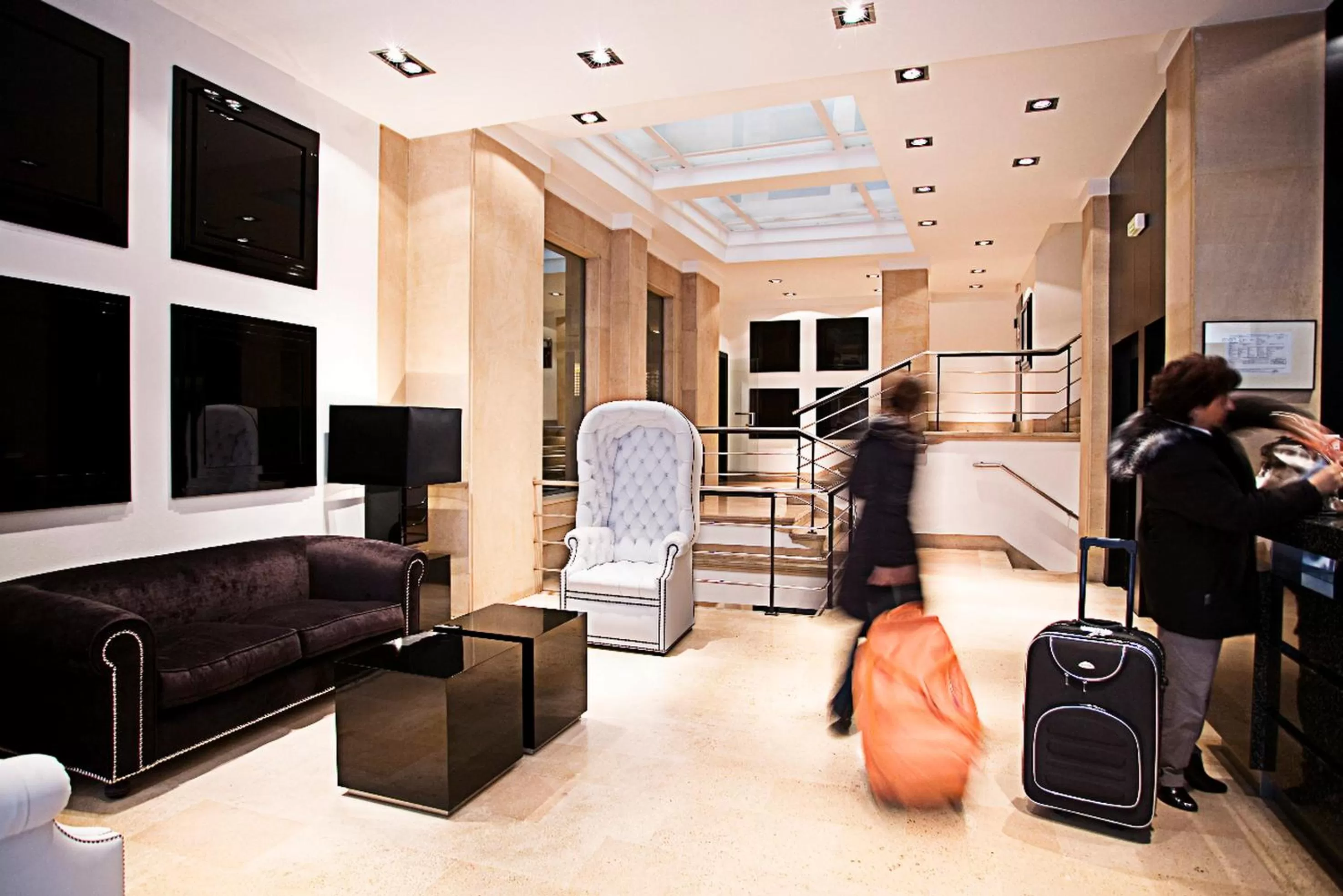 Lobby or reception in Hotel Clarin