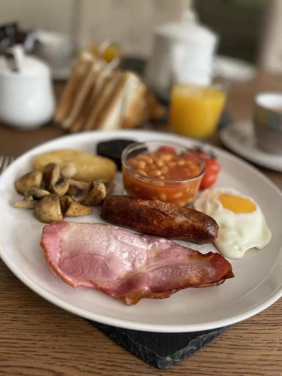 Food in Woodland House B & B