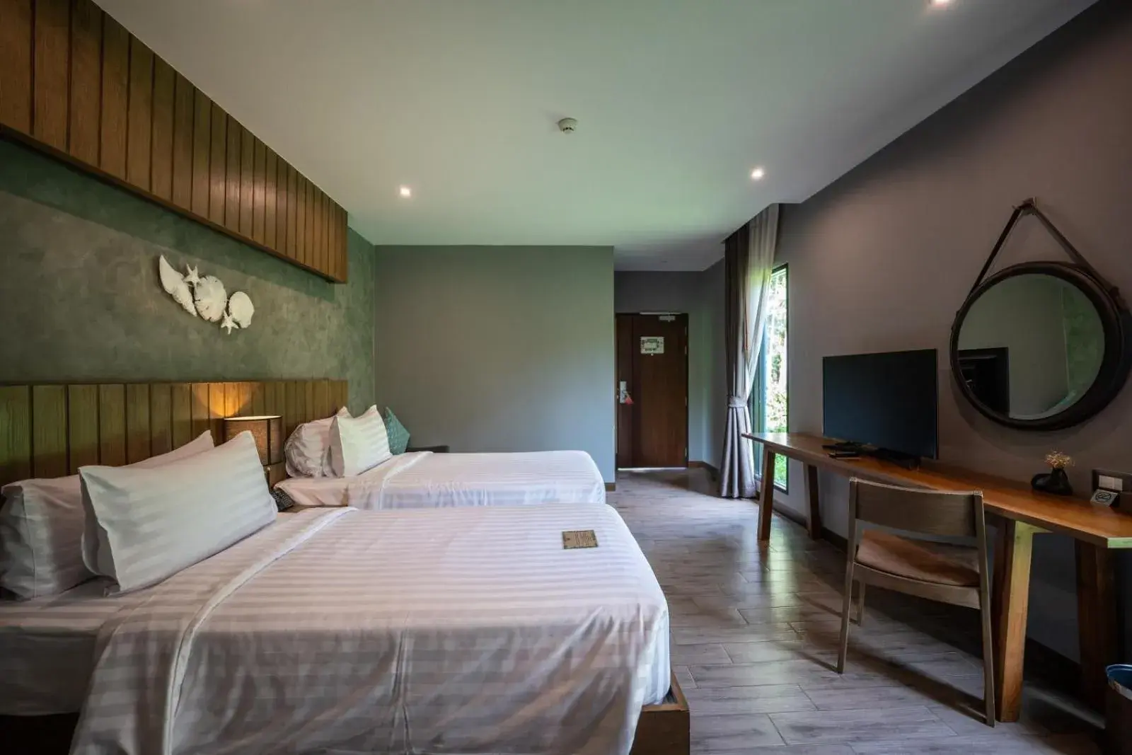 Bed in Coral Tree Villa Huahin