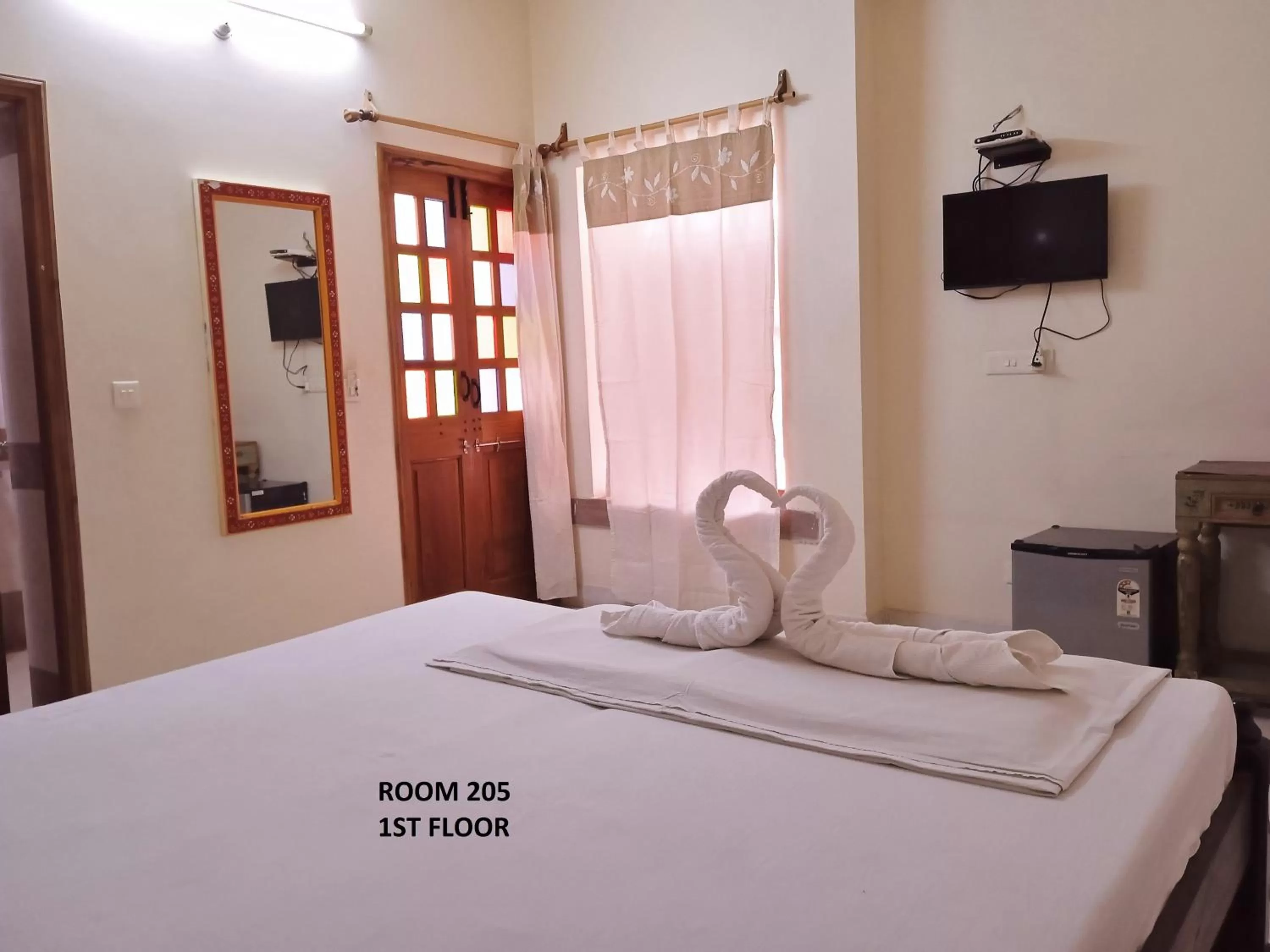 TV and multimedia, Bed in Rigmor haveli