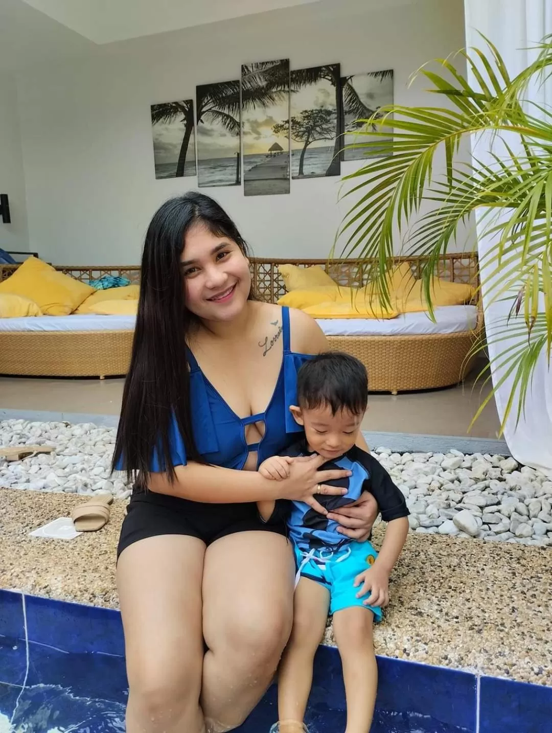 Family in Bali Villas Panglao Bohol