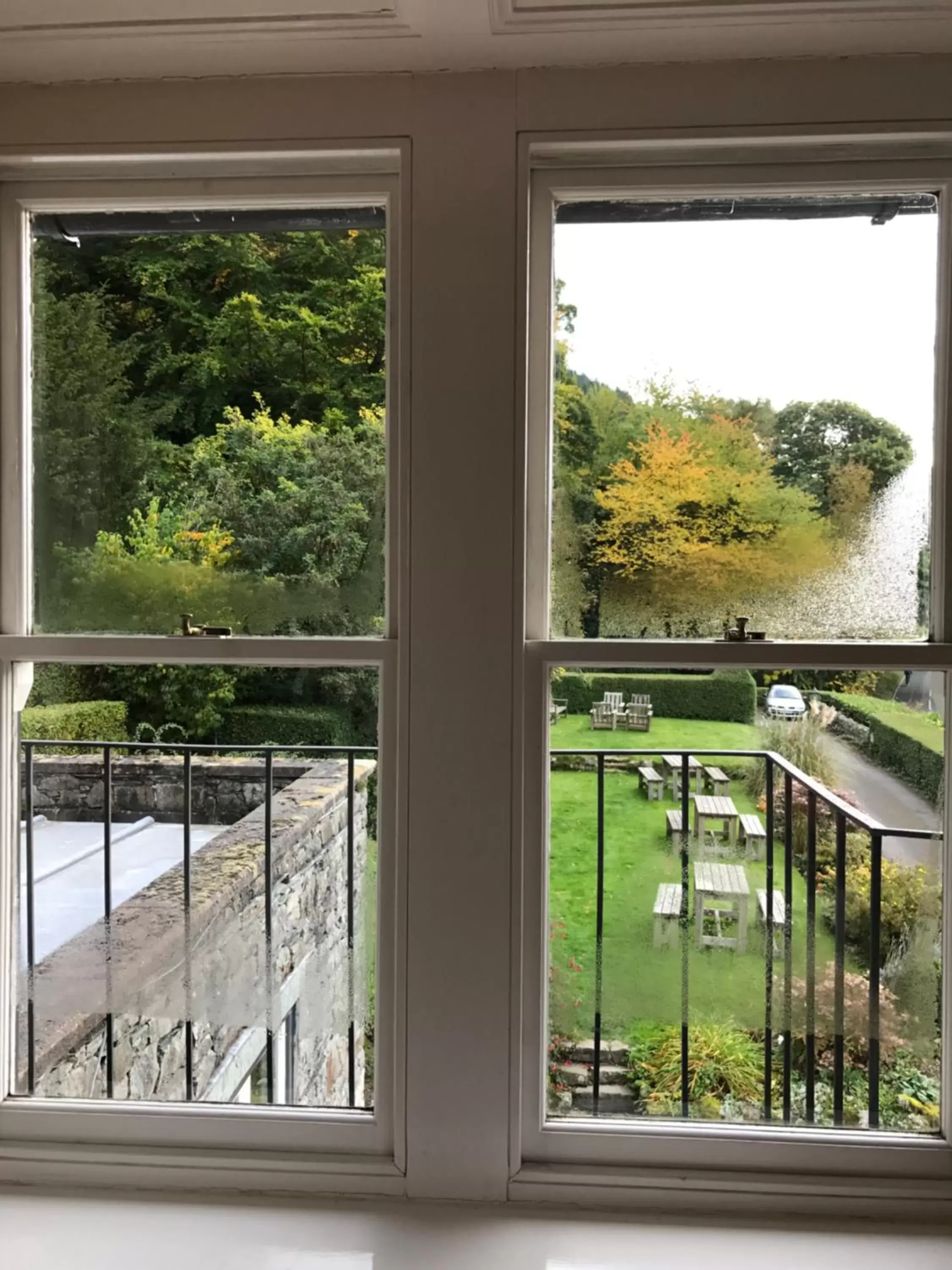 Garden View in Ravenstone Manor