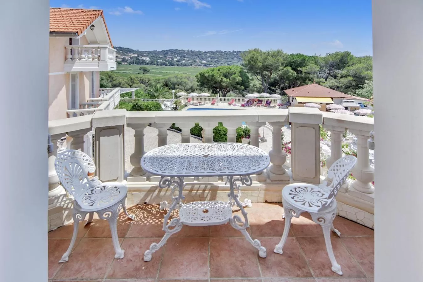 Balcony/Terrace in Le Château de Mei Lese