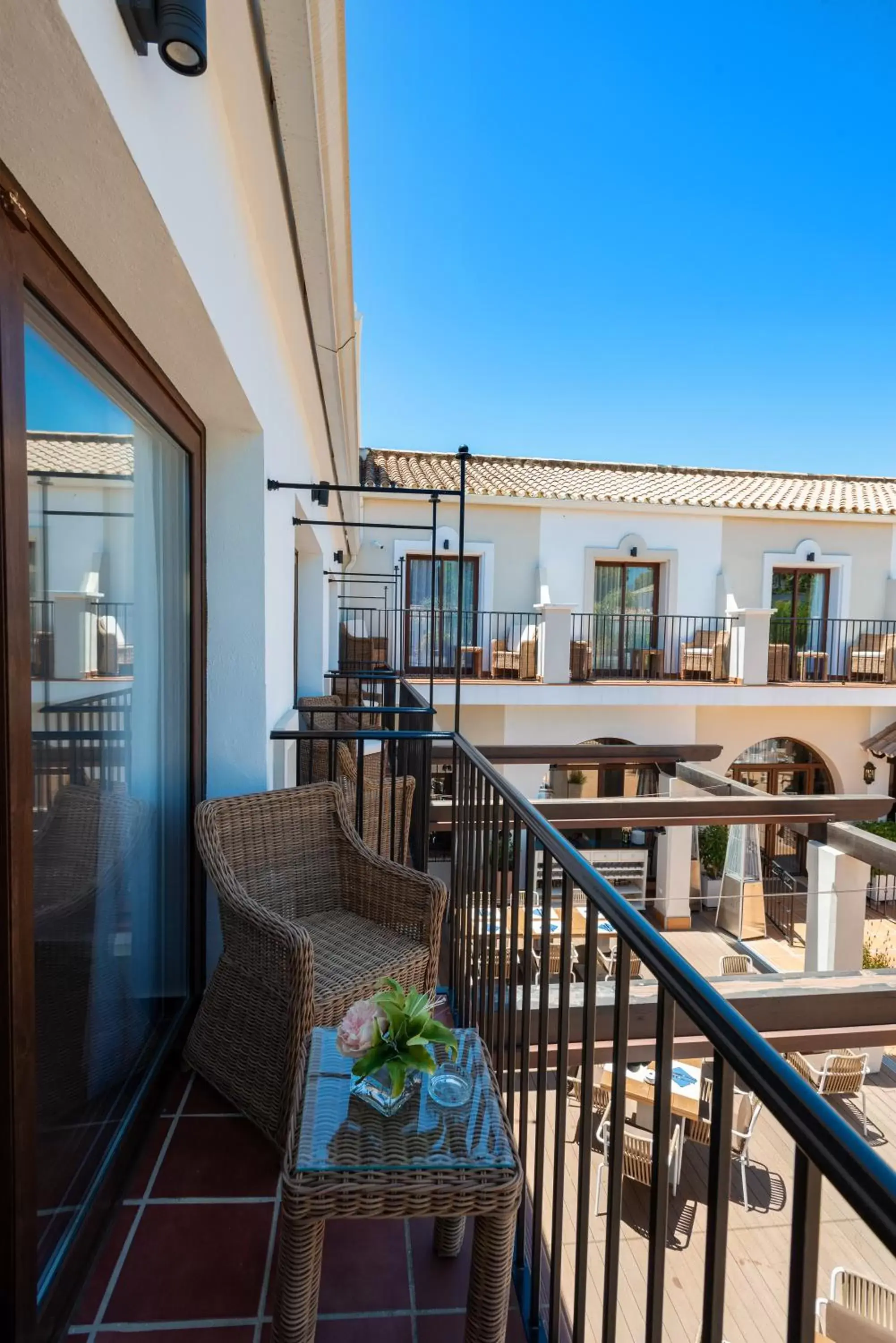 Balcony/Terrace in Paloma Blanca Boutique Hotel- Adults Recommended