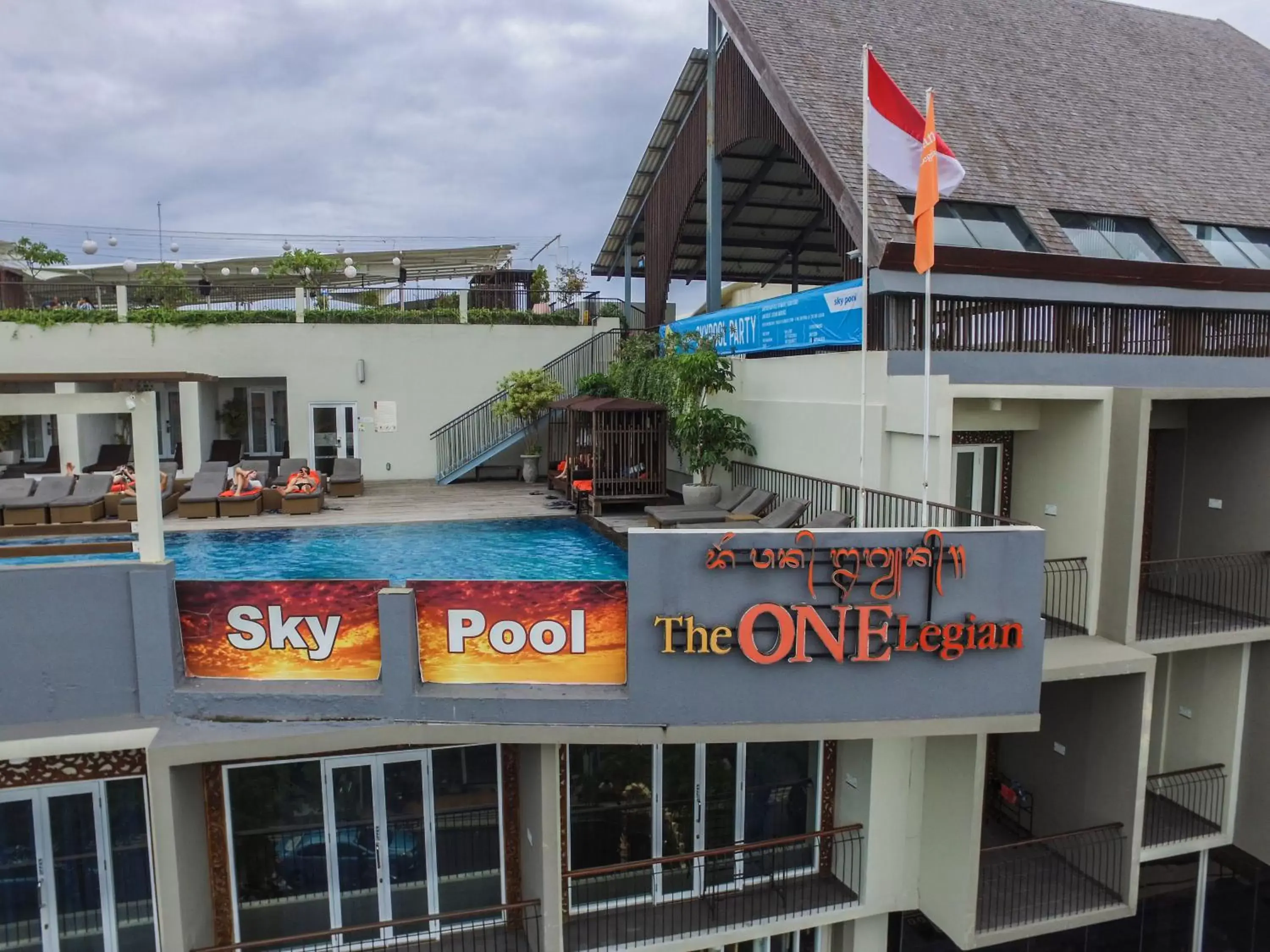 Facade/entrance in The ONE Legian