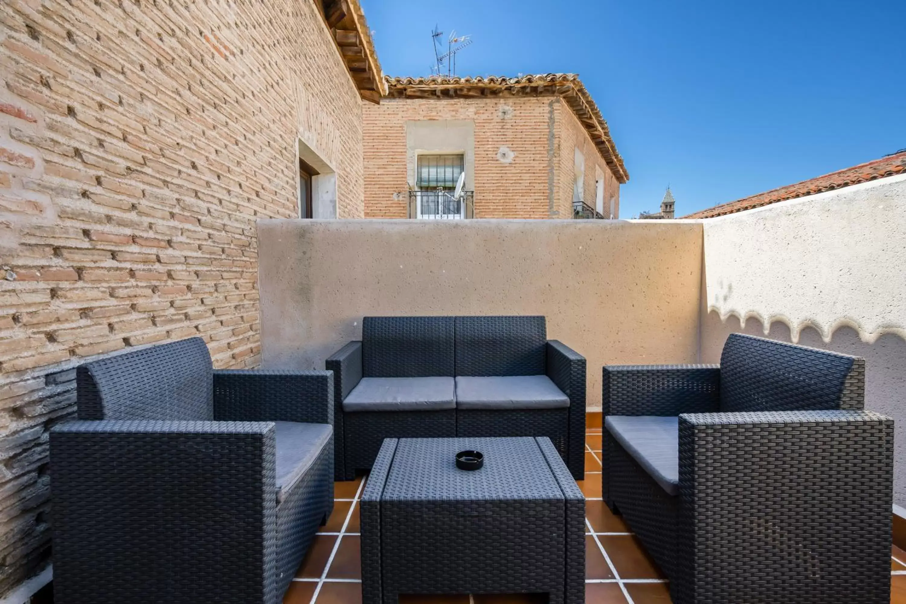 Balcony/Terrace in Azacanes Hostal Boutique Toledo