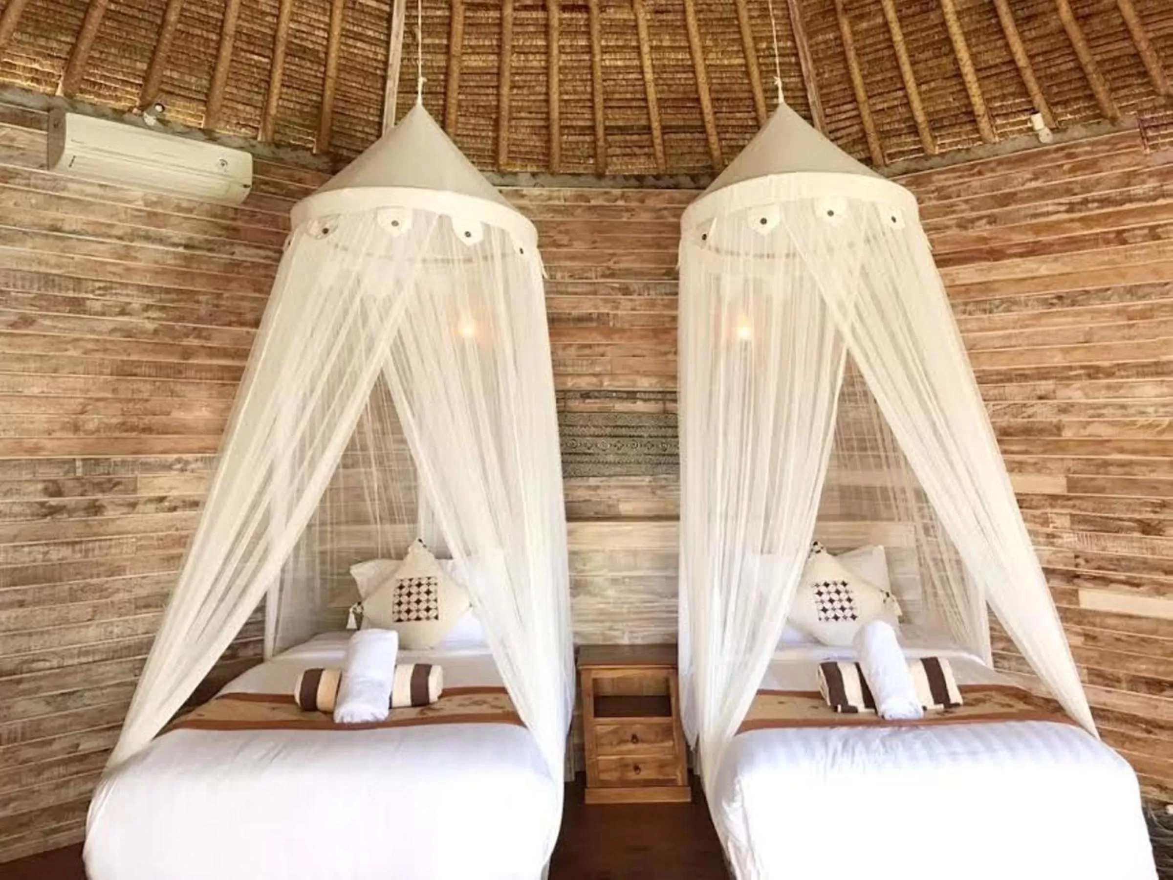 Bed in Sanghyang Bay Villas