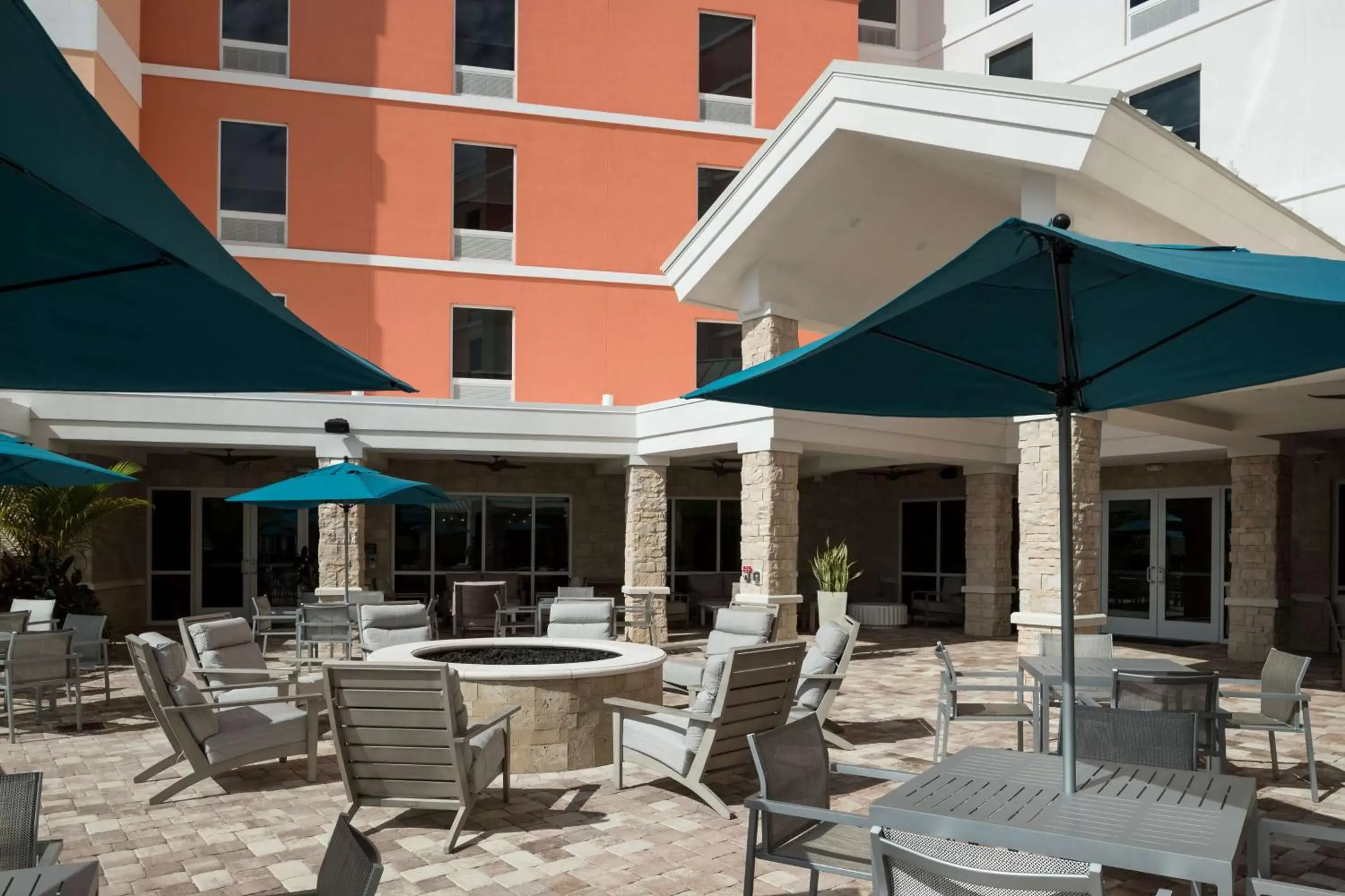 Patio in Home2 Suites By Hilton Cape Canaveral Cruise Port