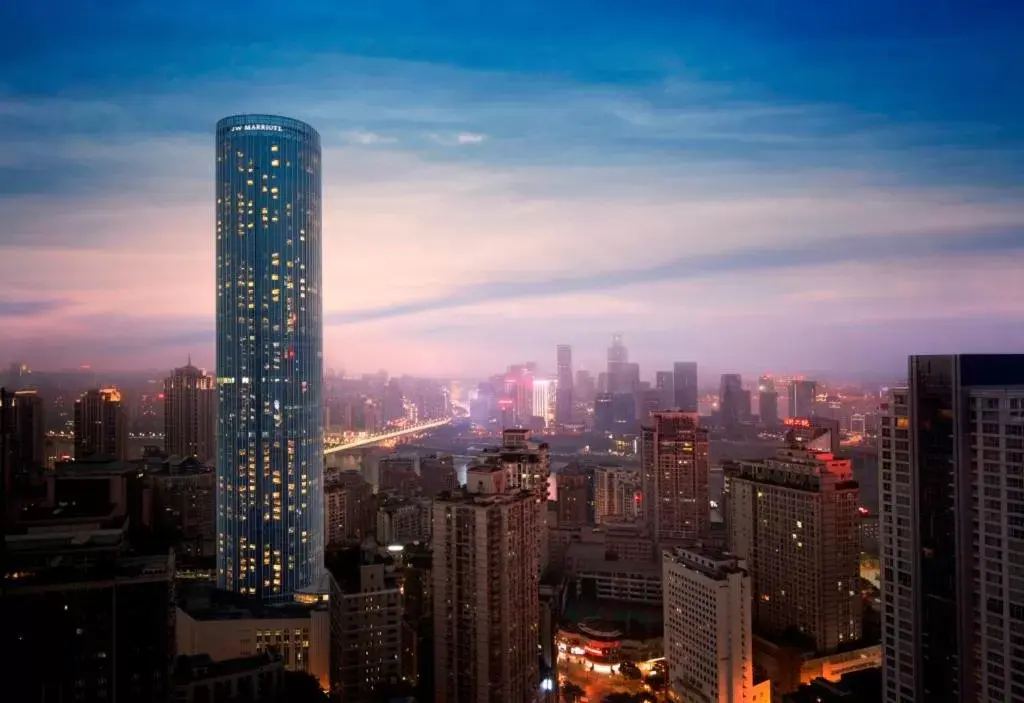 Property building, City View in JW Marriott Hotel Chongqing