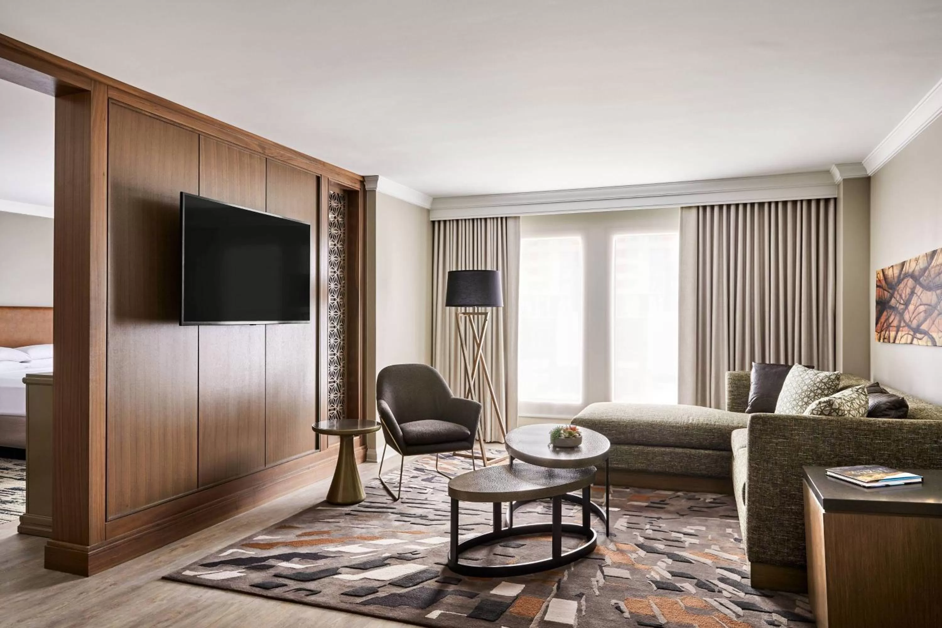 Living room in San Antonio Marriott Rivercenter on the River Walk