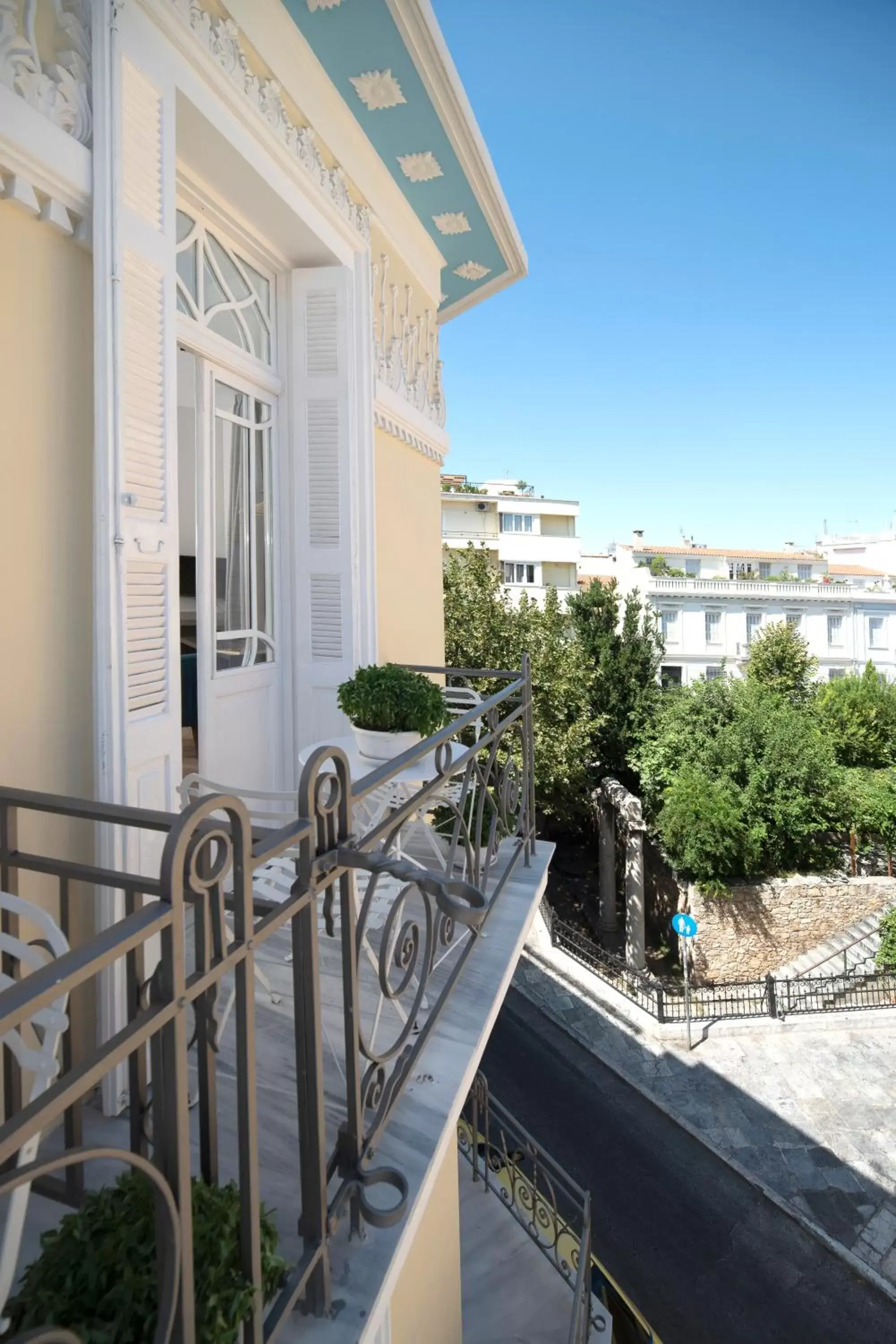 Balcony/Terrace in Plaka Arch Suites