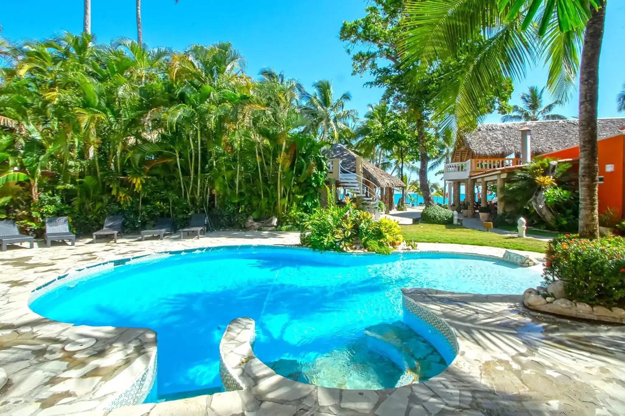 View (from property/room), Swimming Pool in Hotel Villa Taina