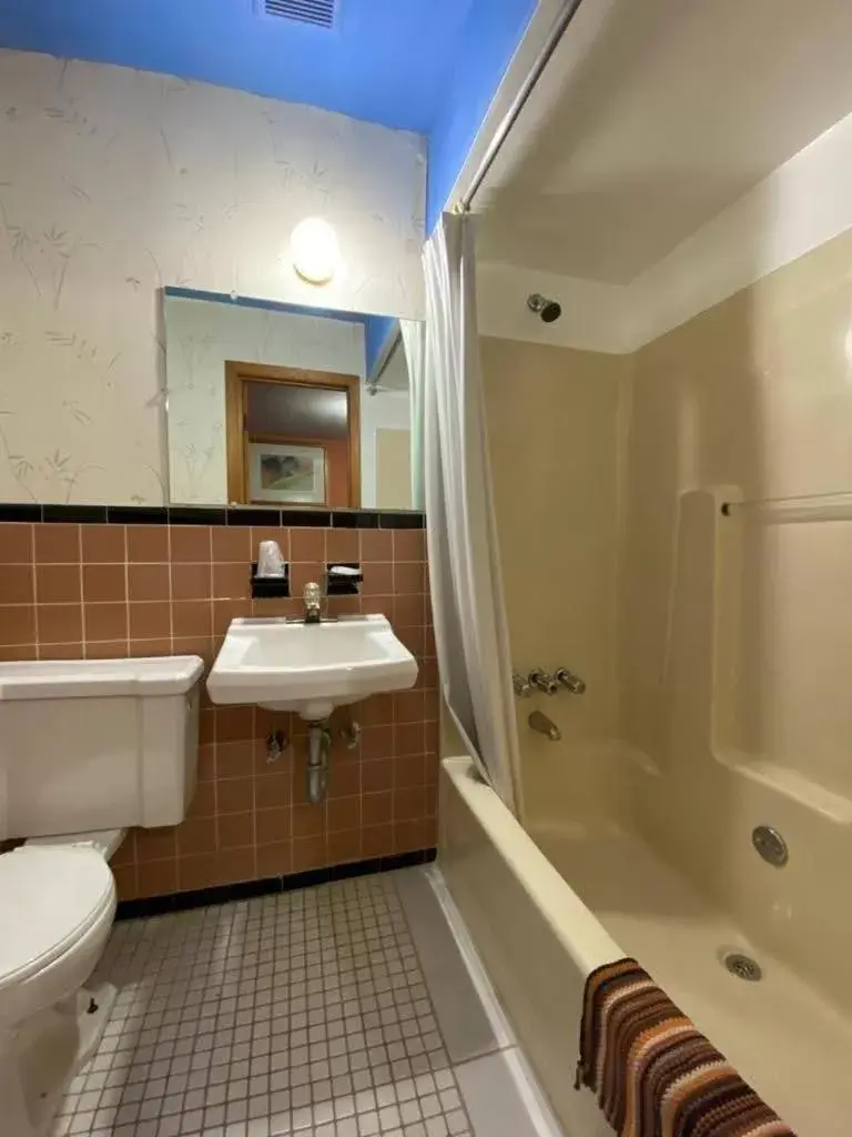 Bathroom in Budget Inn