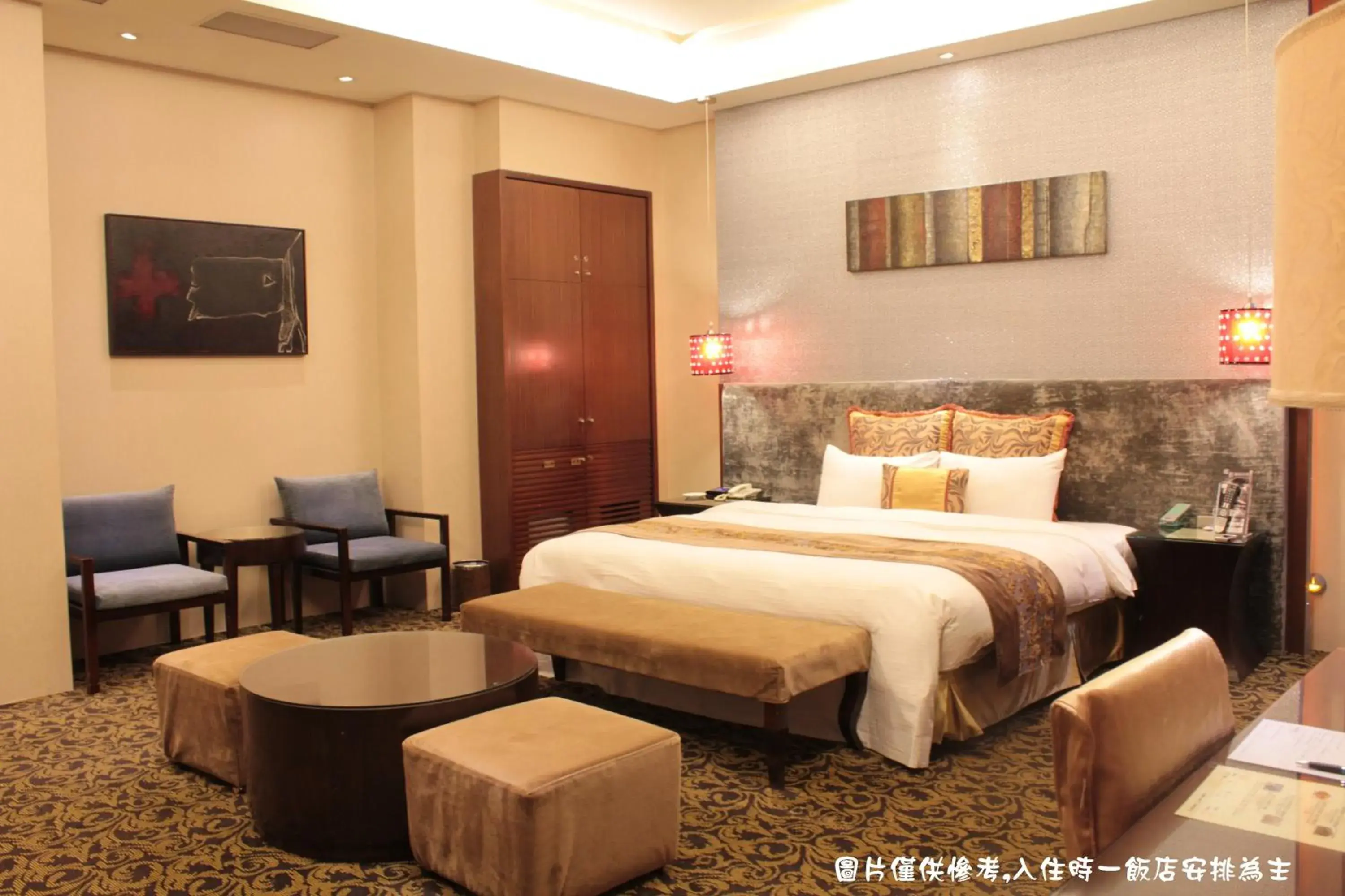 Bed in Amain Boutique Motel Tucheng