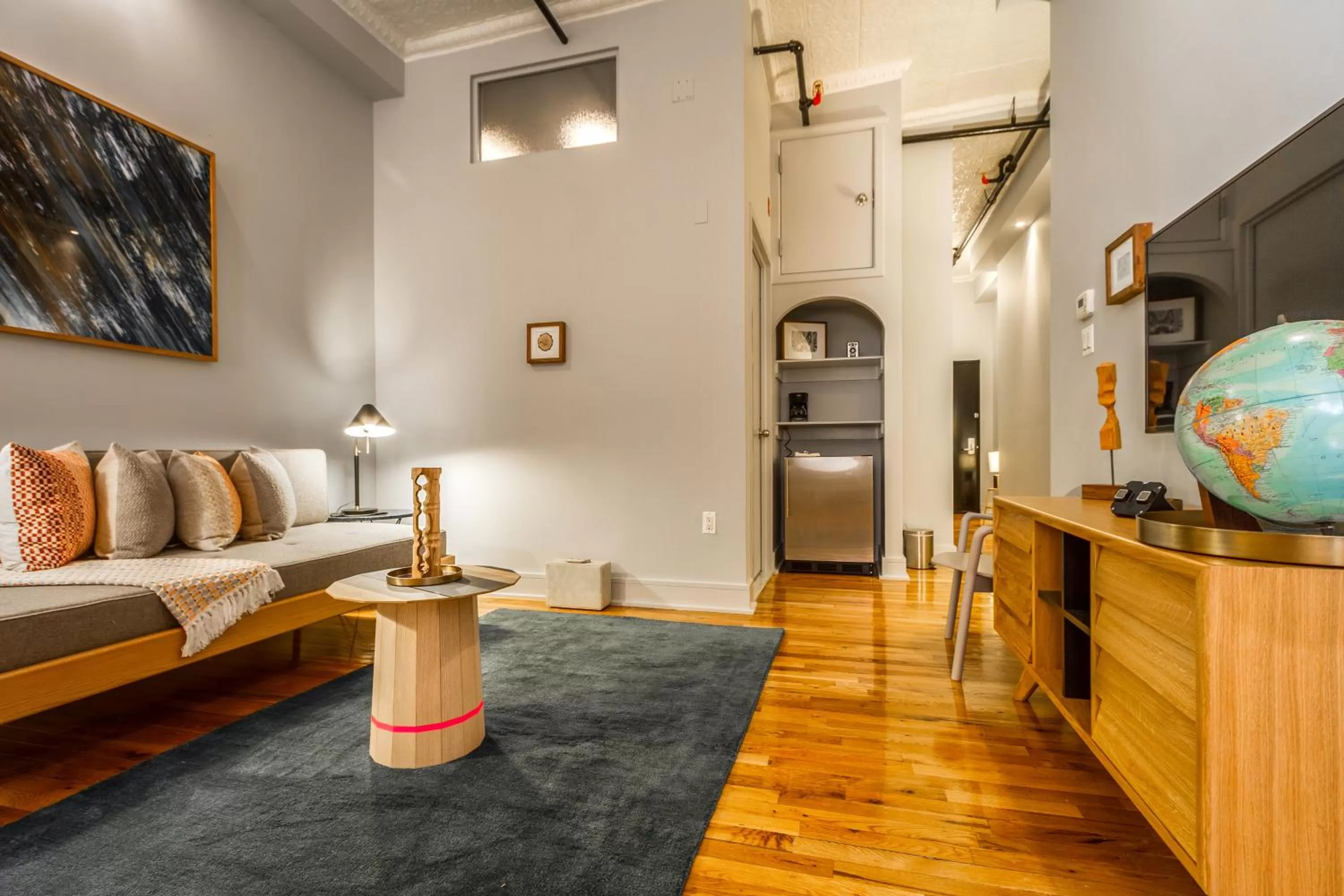 Living room in Franklin Guesthouse