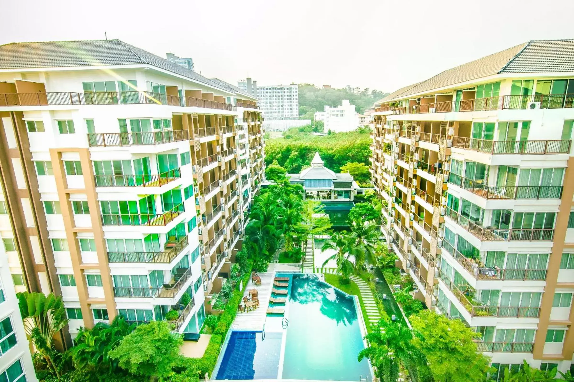 Property building, Pool View in G Residence