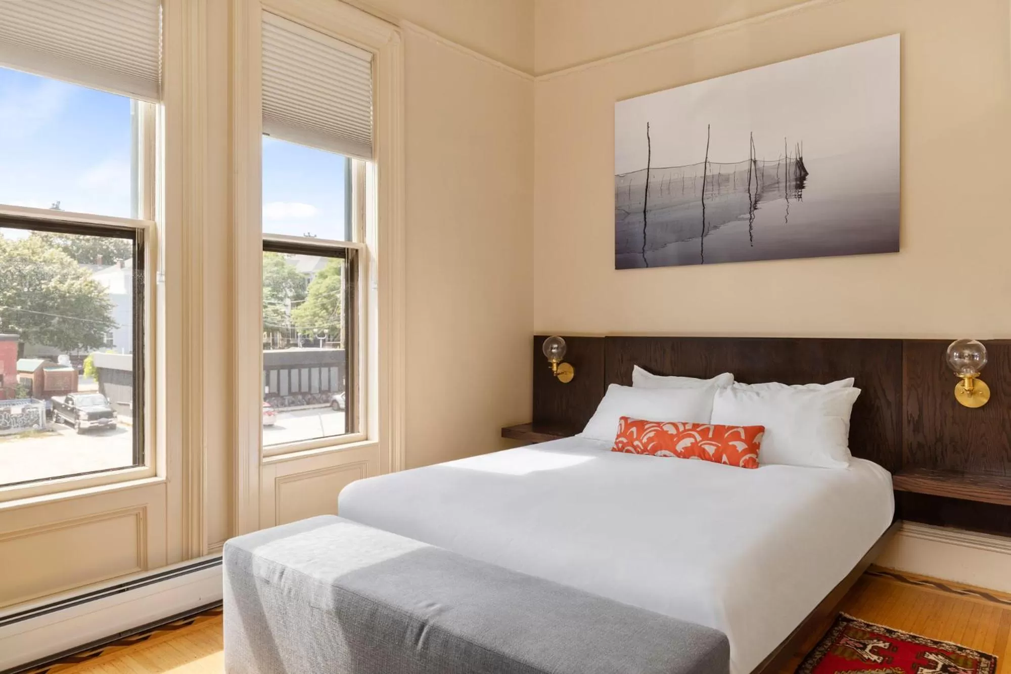 Bed in The Francis Hotel