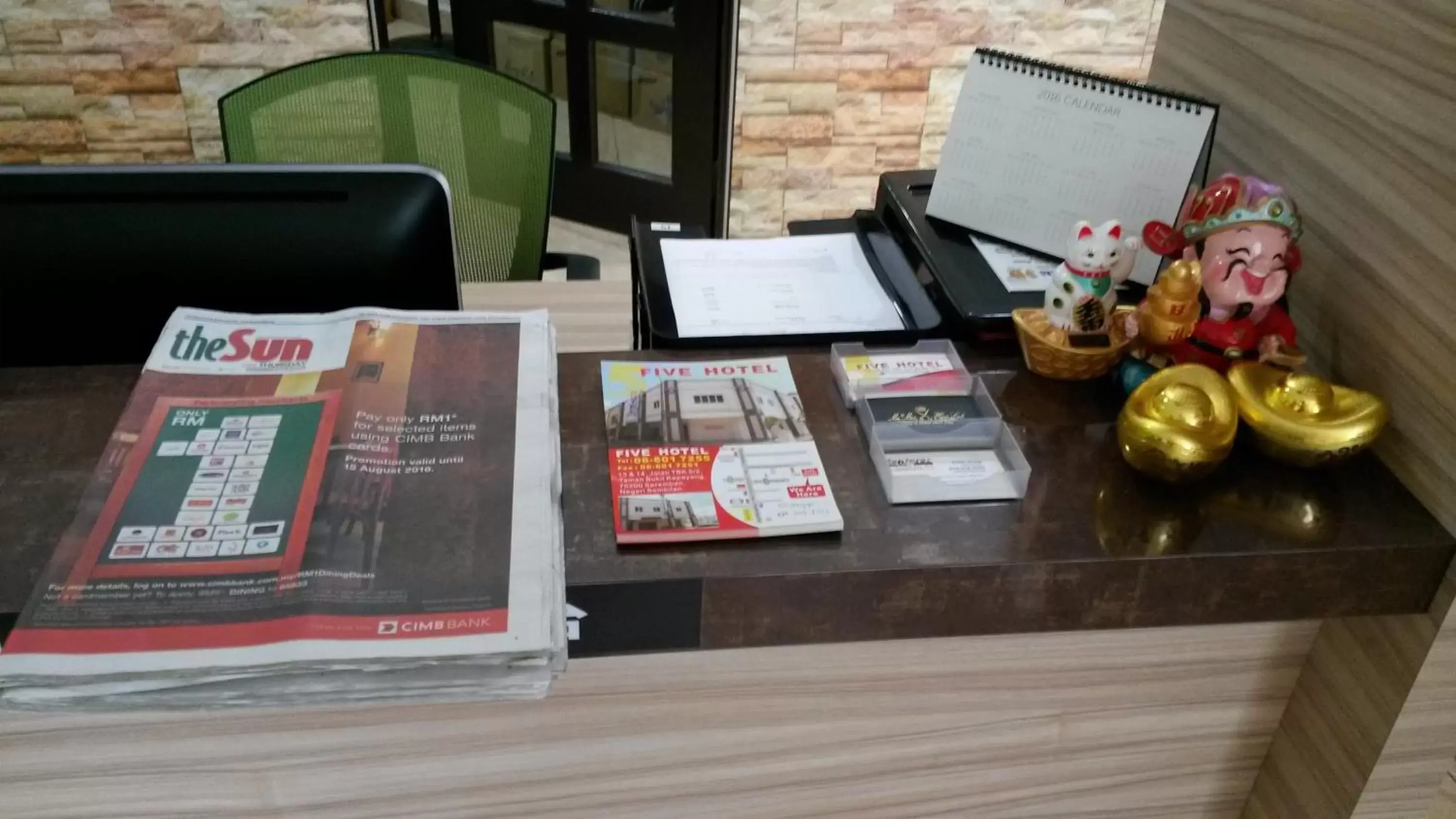 Lobby or reception in Five Hotel Lobby or reception in Five Hotel