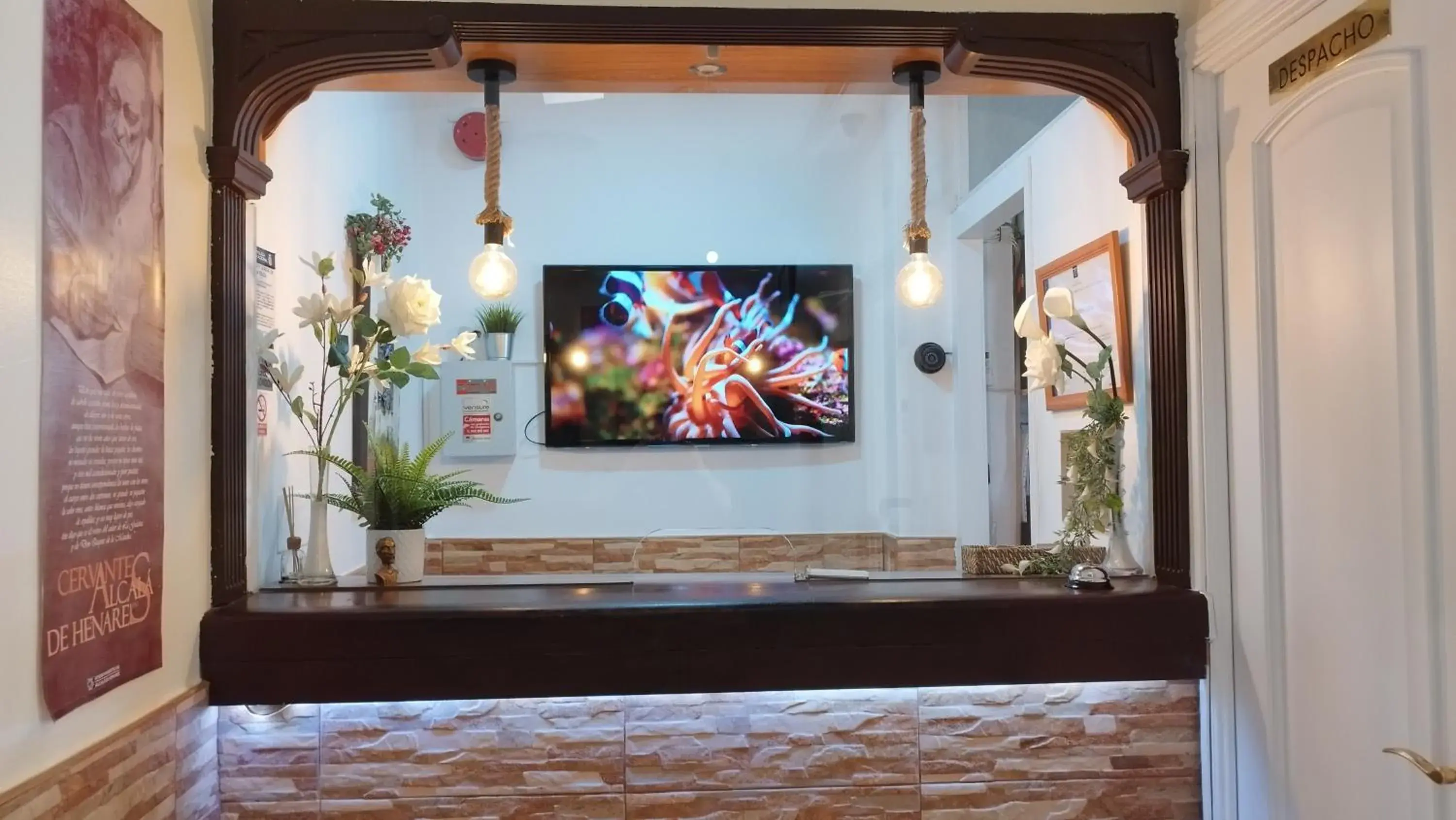 Lobby or reception in Hotel Cuatro Caños