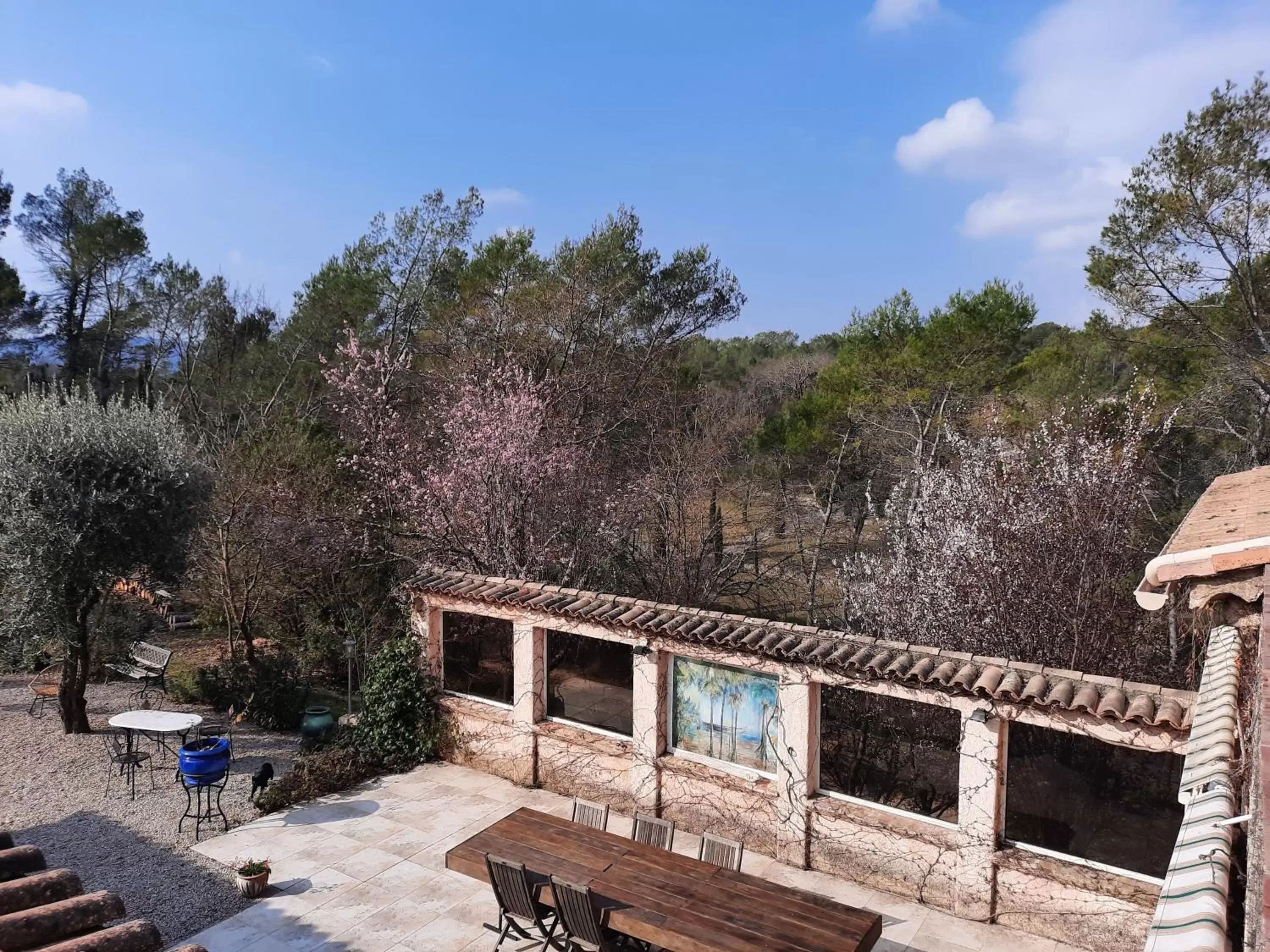 Pool View in La Salamandre en Provence