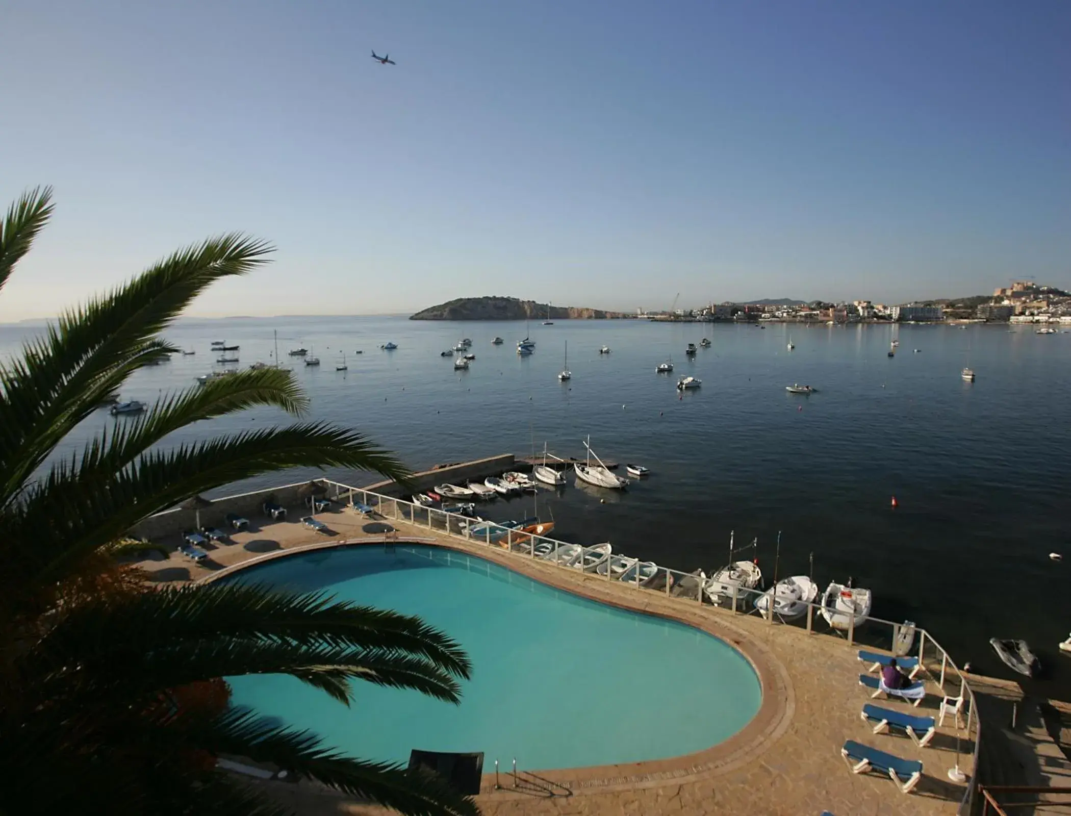 View (from property/room), Pool View in Hotel Simbad Ibiza & Spa