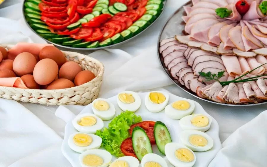 Food and drinks in Hotel Vistula