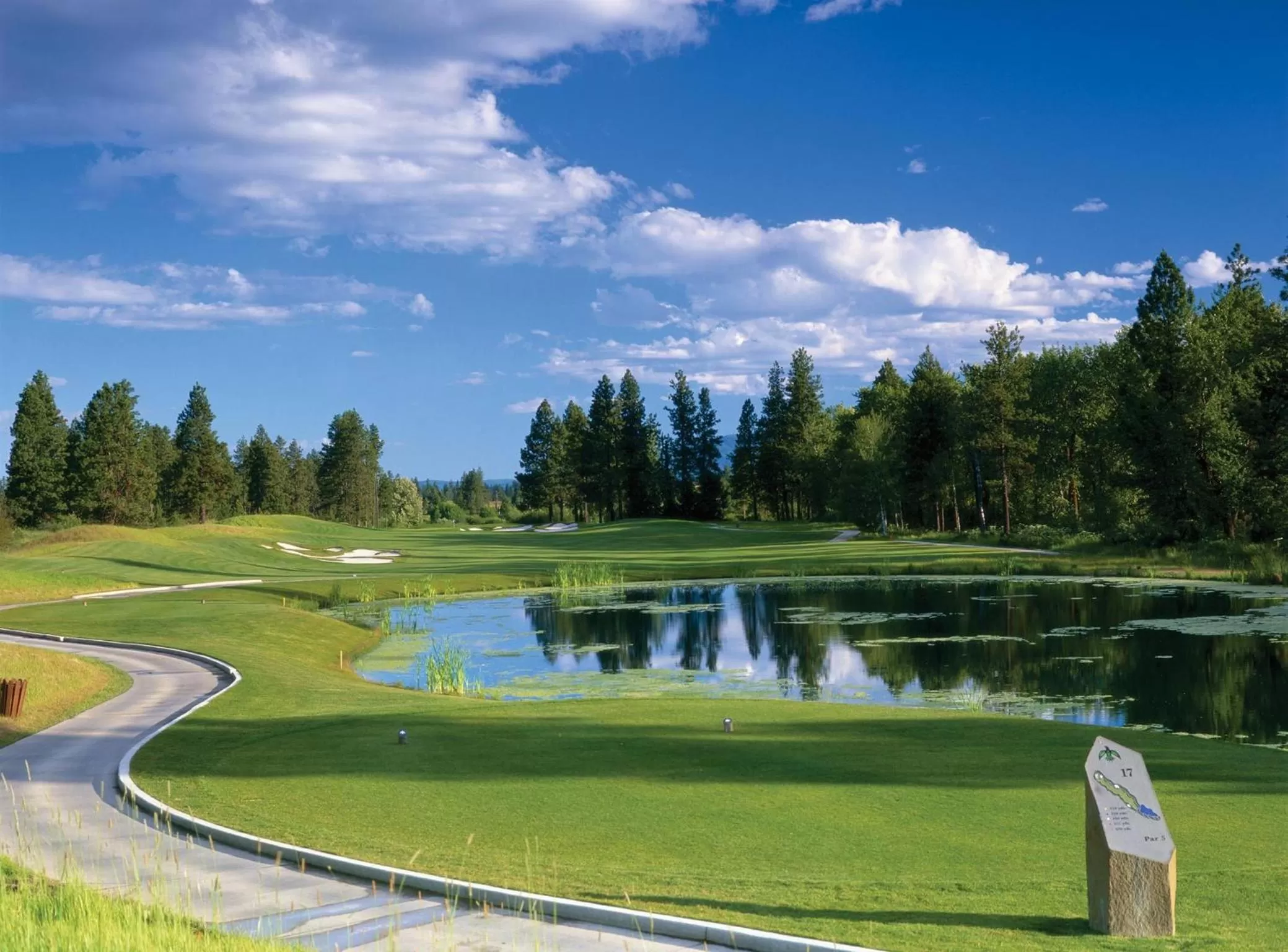 Golfcourse in Coeur D'Alene Casino Resort Hotel