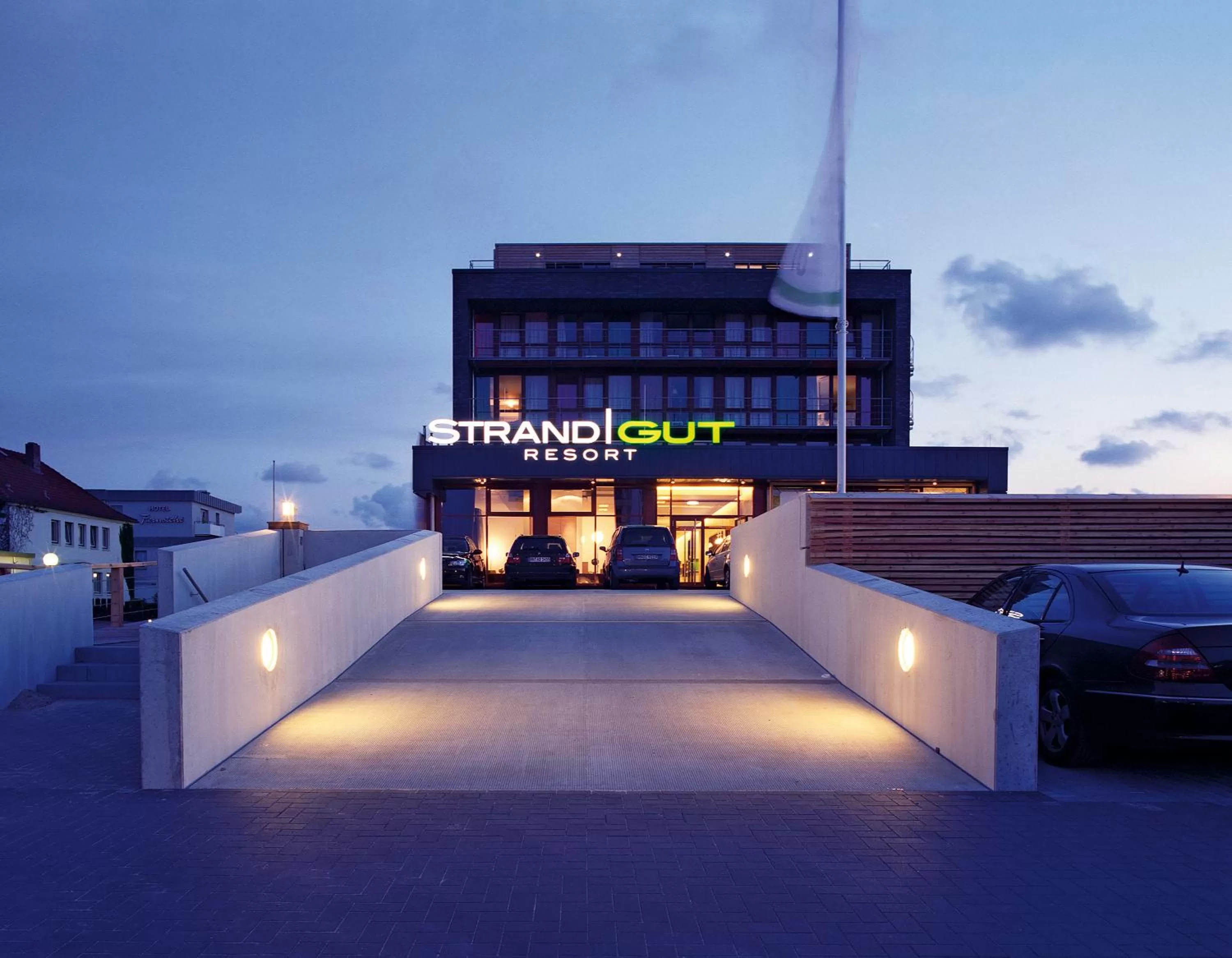Facade/entrance in Strandgut Resort