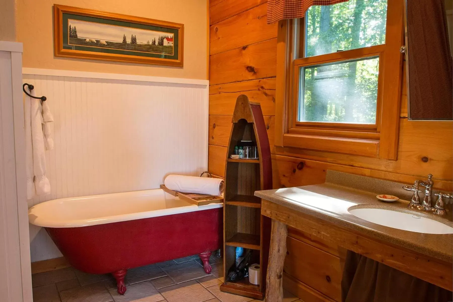 Bathroom in Lazy Bear Lodge