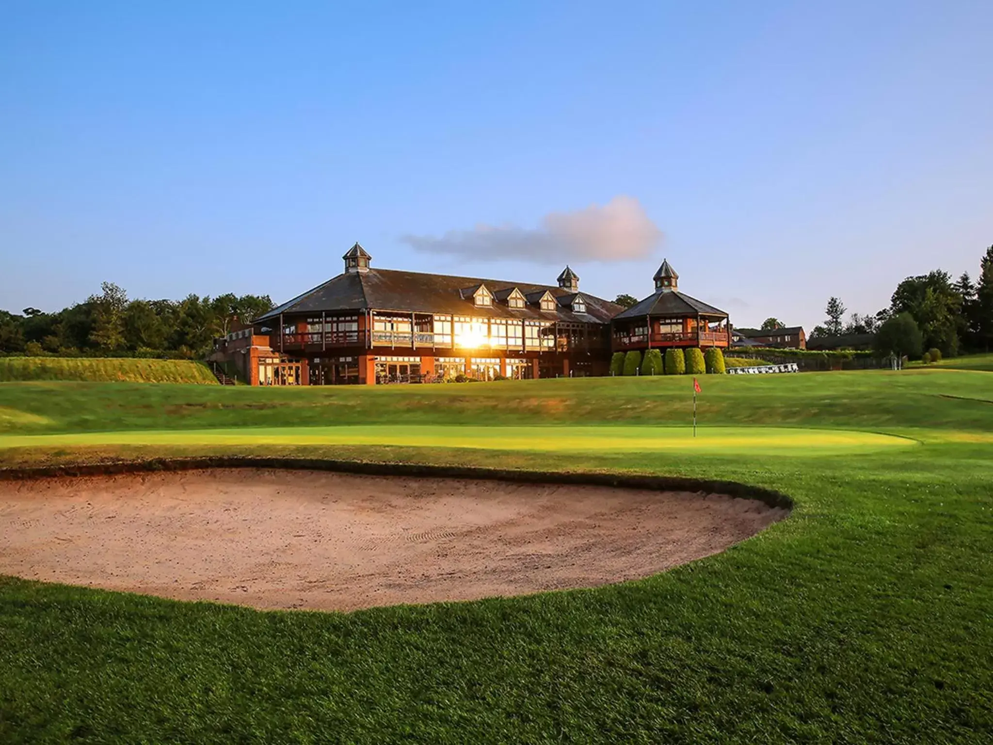 Golfcourse, Property Building in Macdonald Portal Hotel, Golf & Spa Cobblers Cross, Cheshire