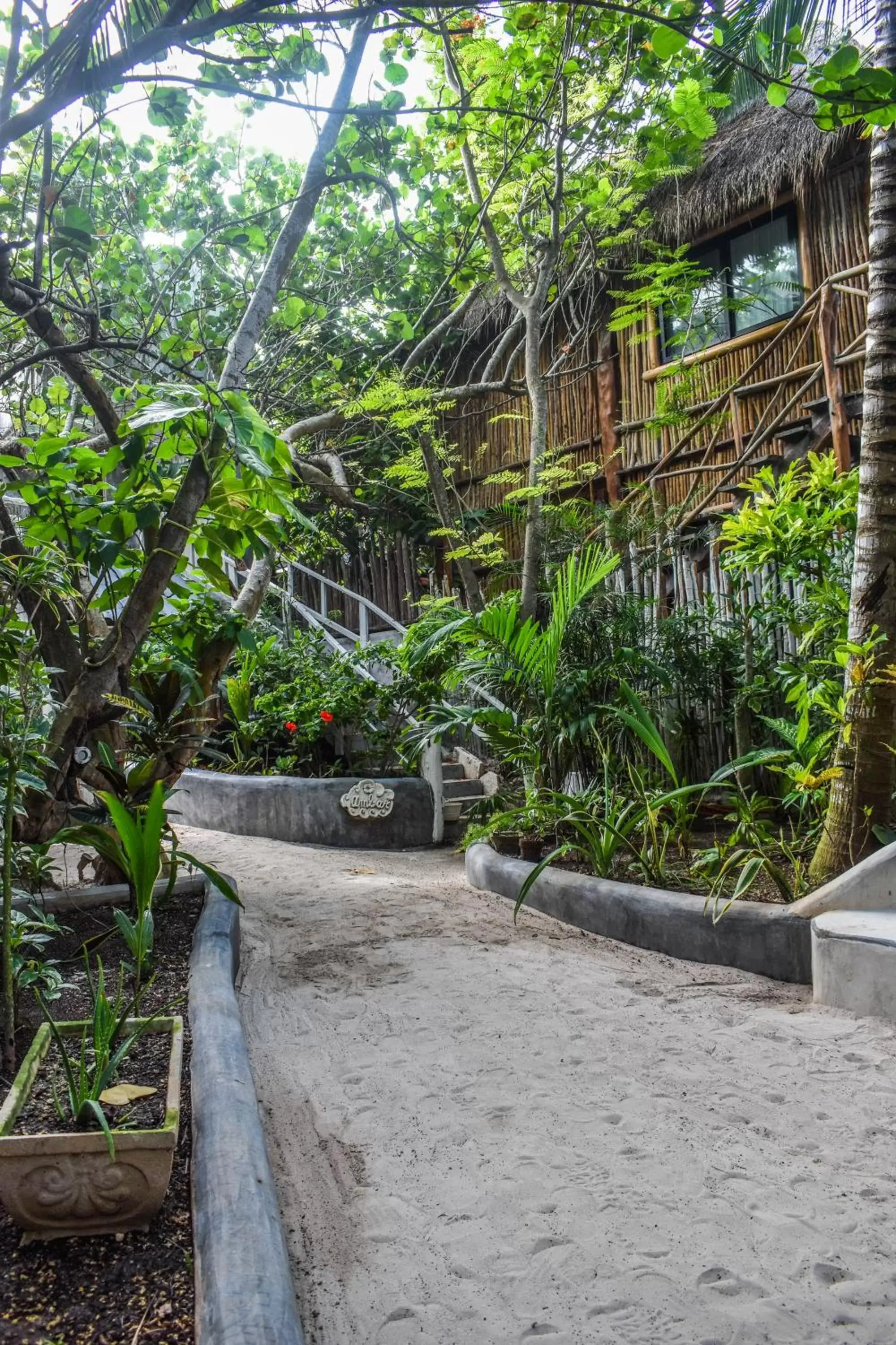 Garden in Posada Lamar Tulum Beach Front and Pool