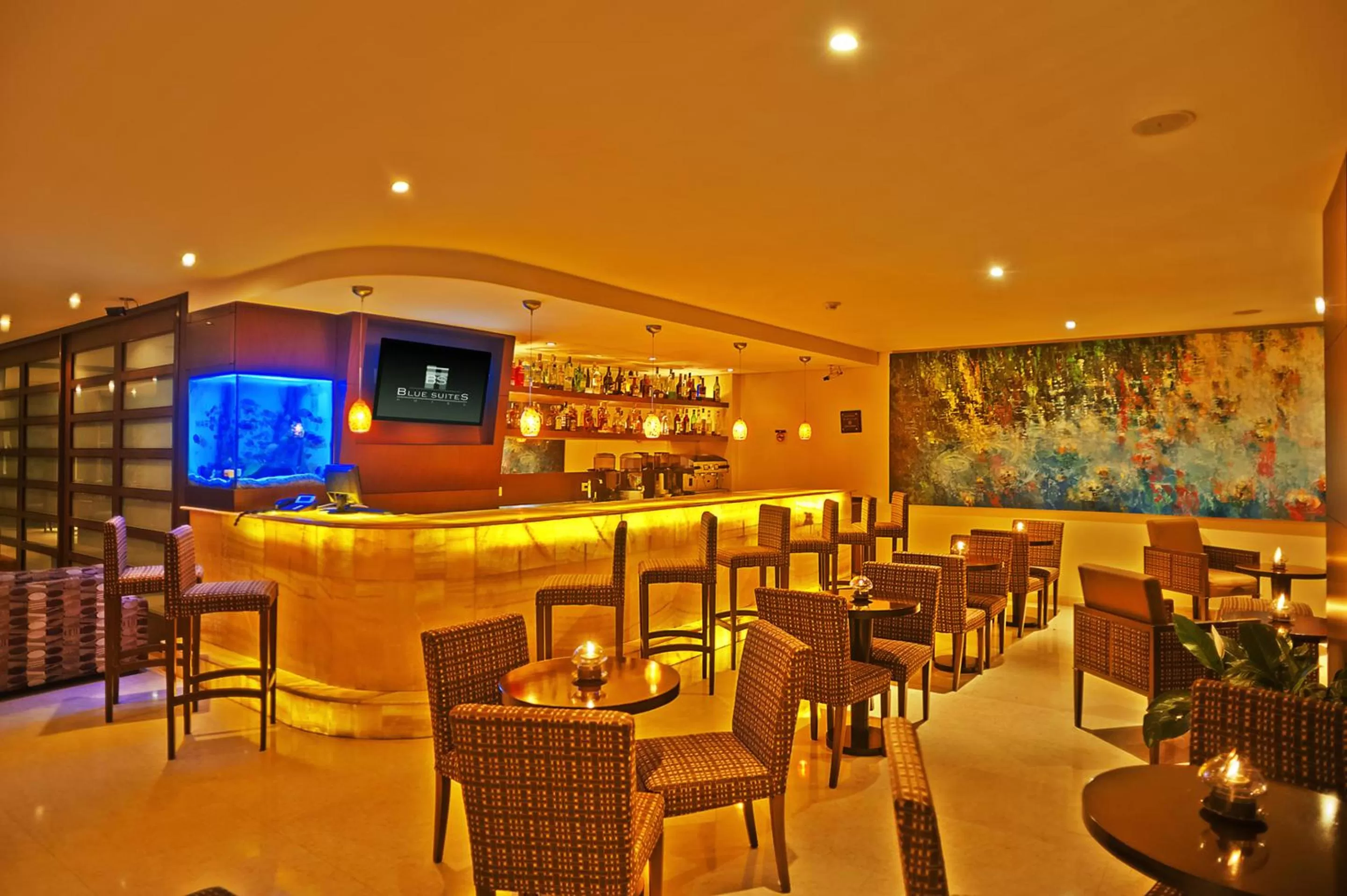 Lounge or bar in Blue Suites Hotel