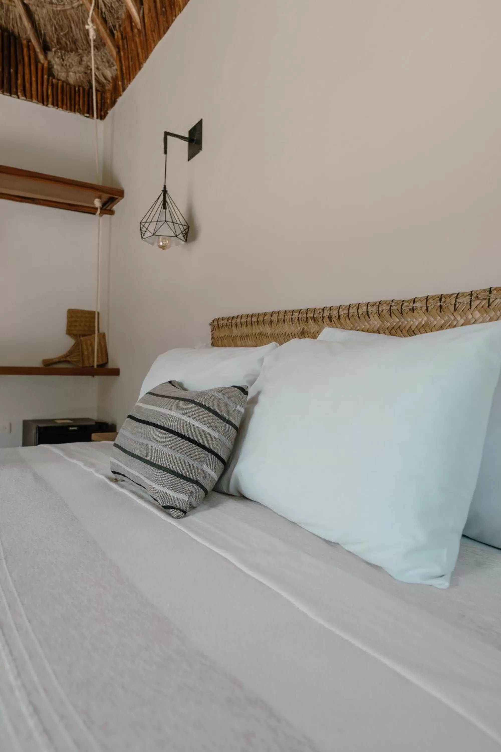 Bed in AGAM Hotel Boutique Bacalar - Adults Only