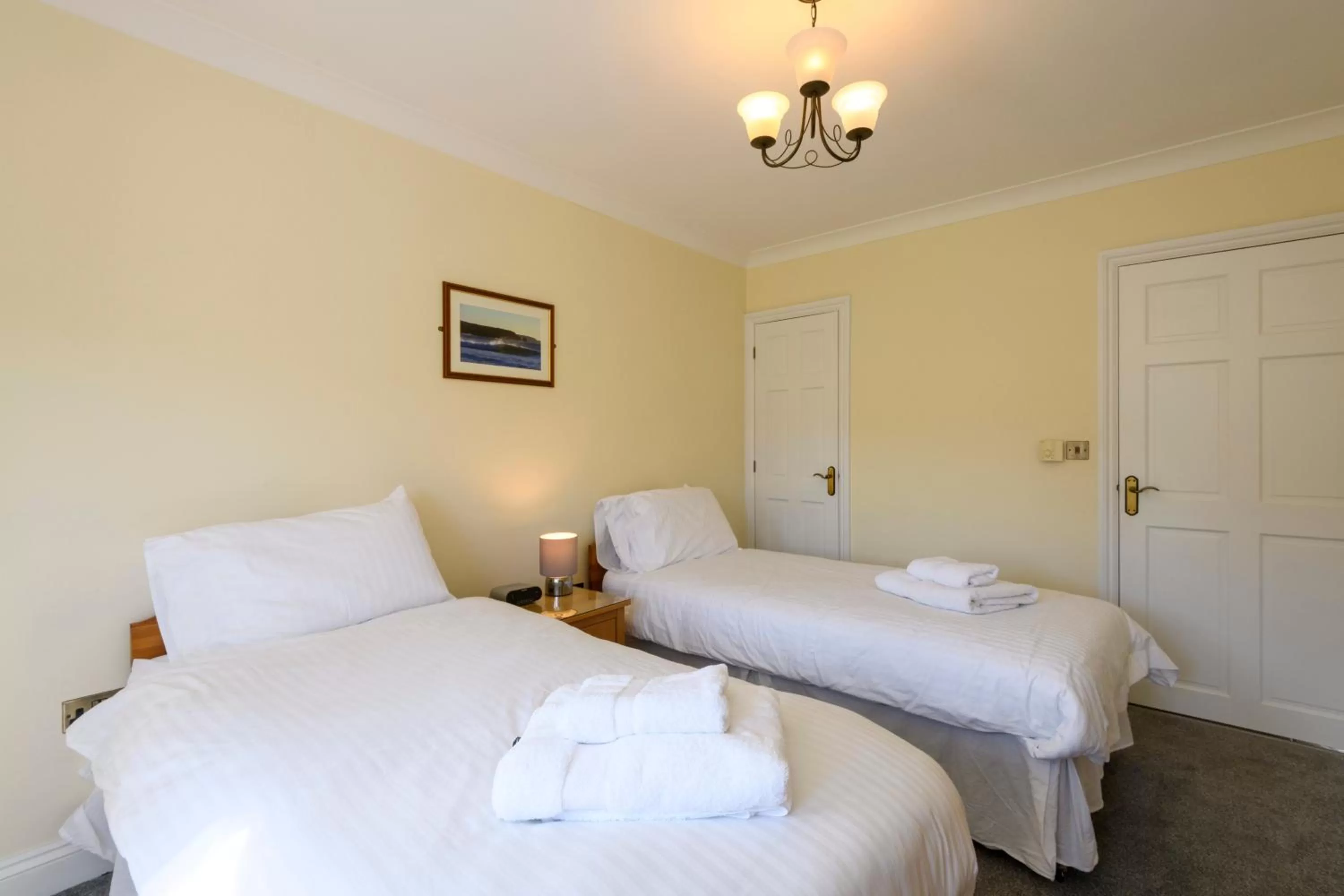 Bed in Porth Veor Manor Villas & Apartments